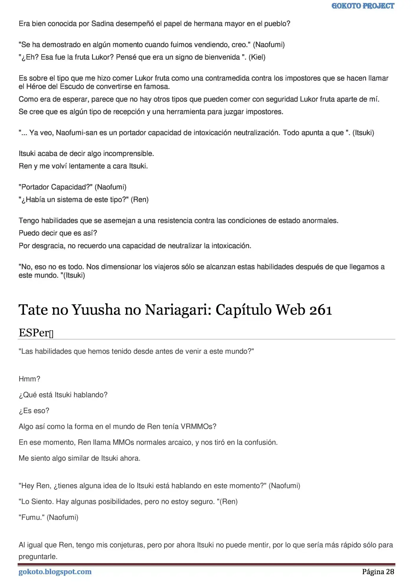 Tate no Yuusha no Nariagari (Novela) (2013) - Capítulo 255 - Página 28 - LectorTMOo