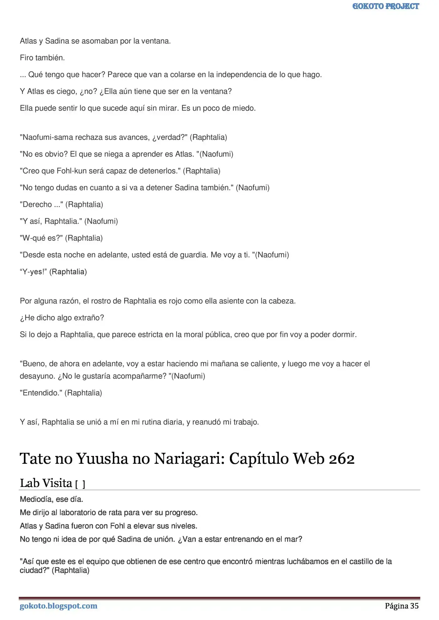 Tate no Yuusha no Nariagari (Novela) (2013) - Capítulo 255 - Página 35 - LectorTMOo