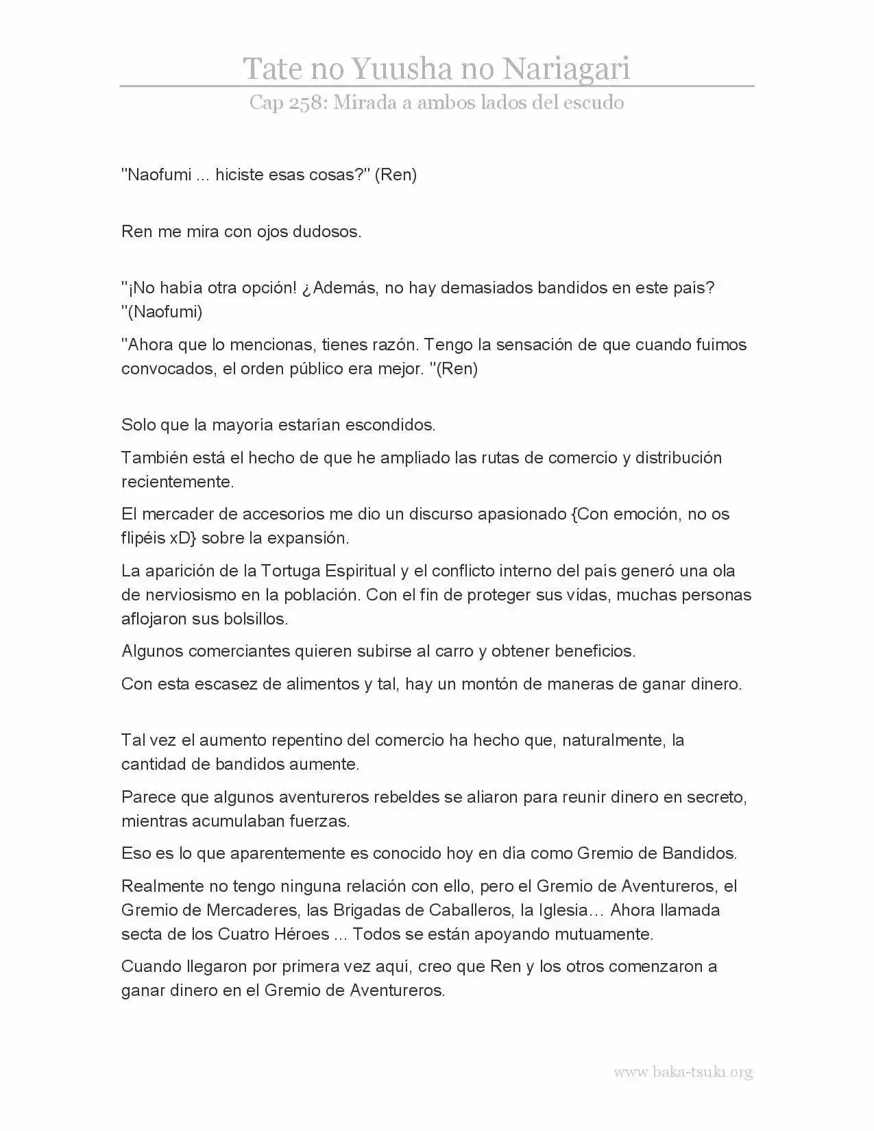 Tate no Yuusha no Nariagari (Novela) (2013) - Capítulo 258 - Página 10 - LectorTMOo