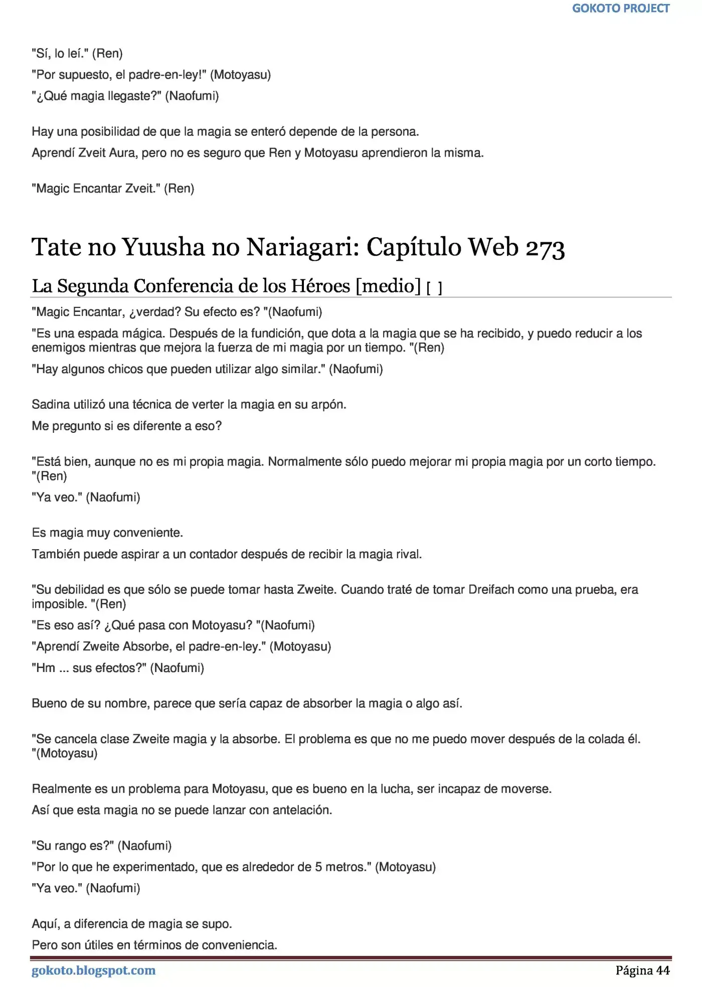 Tate no Yuusha no Nariagari (Novela) (2013) - Capítulo 265 - Página 44 - LectorTMOo