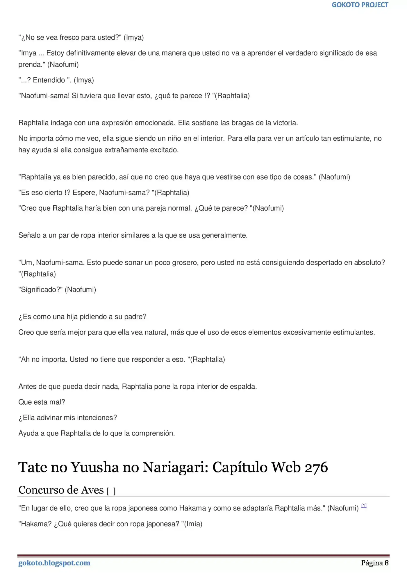 Tate no Yuusha no Nariagari (Novela) (2013) - Capítulo 275 - Página 8 - LectorTMOo