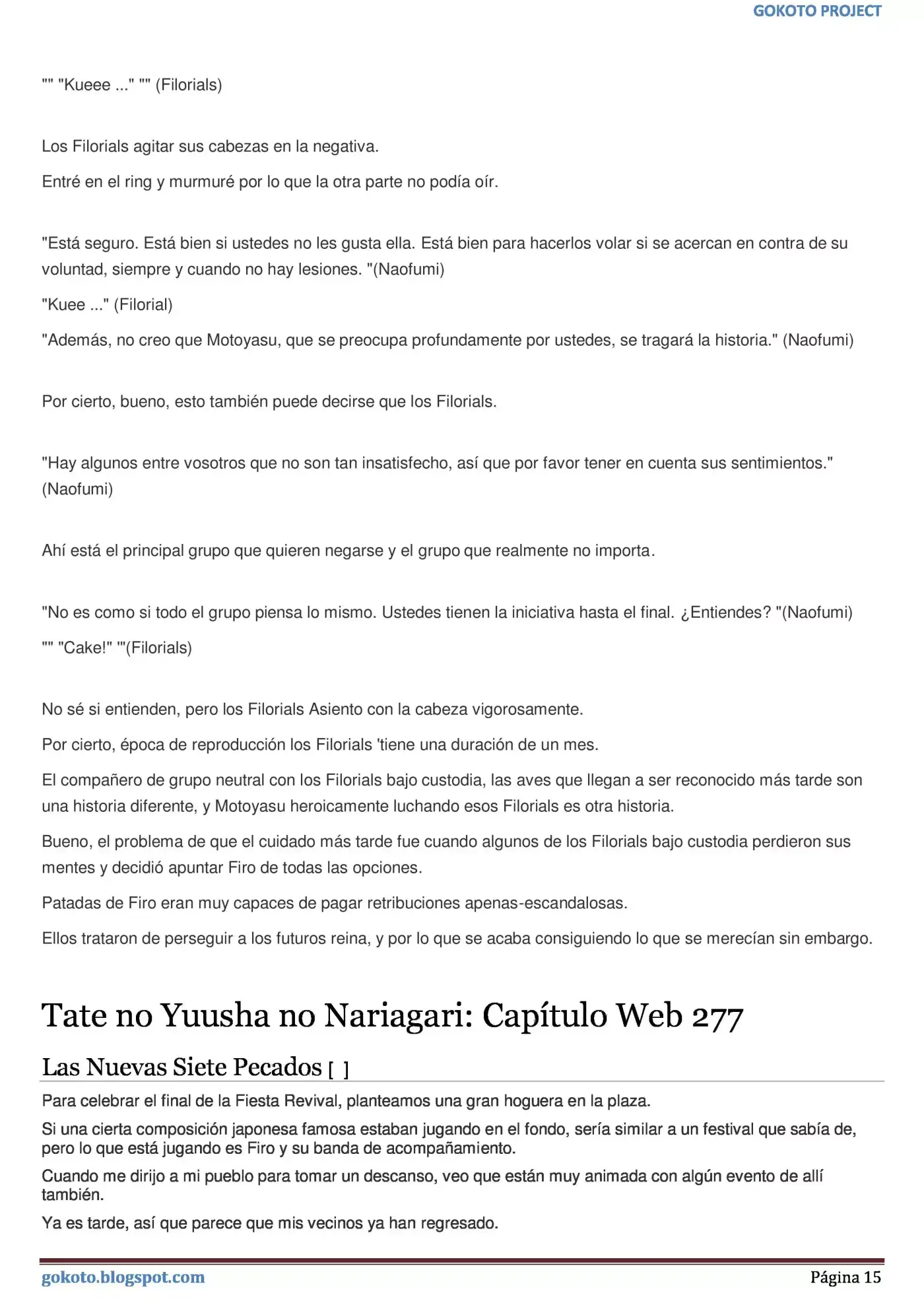 Tate no Yuusha no Nariagari (Novela) (2013) - Capítulo 275 - Página 15 - LectorTMOo