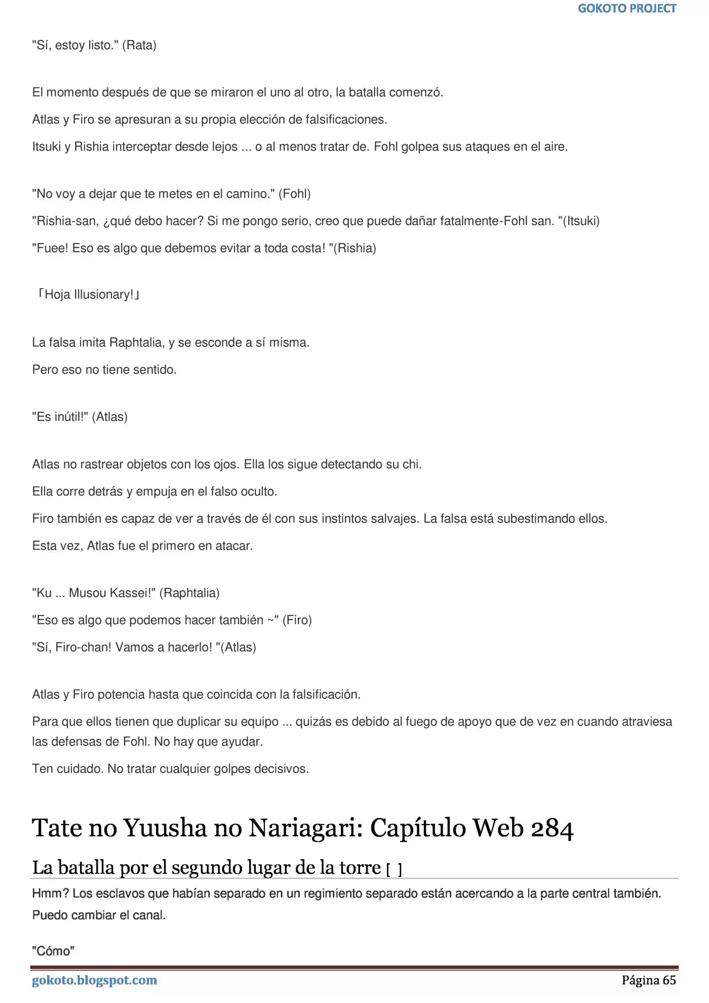 Tate no Yuusha no Nariagari (Novela) (2013) - Capítulo 275 - Página 65 - LectorTMOo
