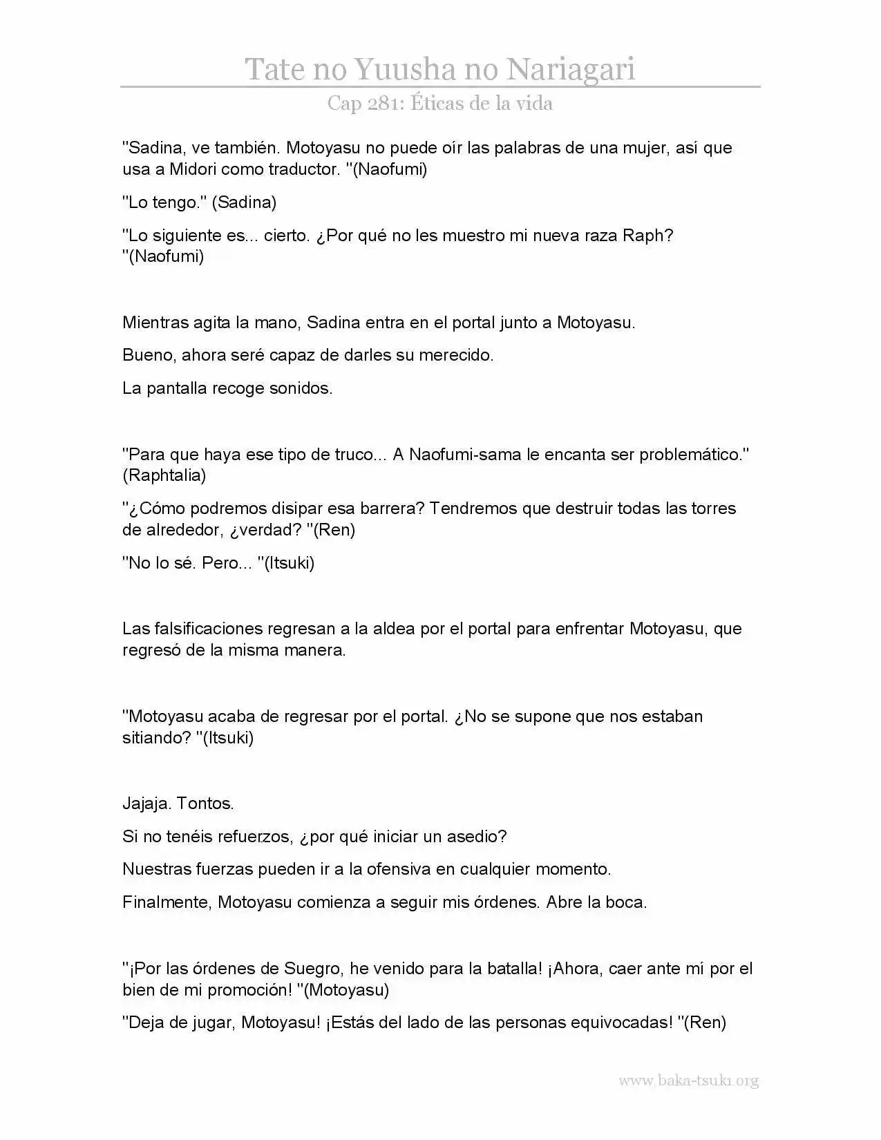 Tate no Yuusha no Nariagari (Novela) (2013) - Capítulo 281 - Página 8 - LectorTMOo