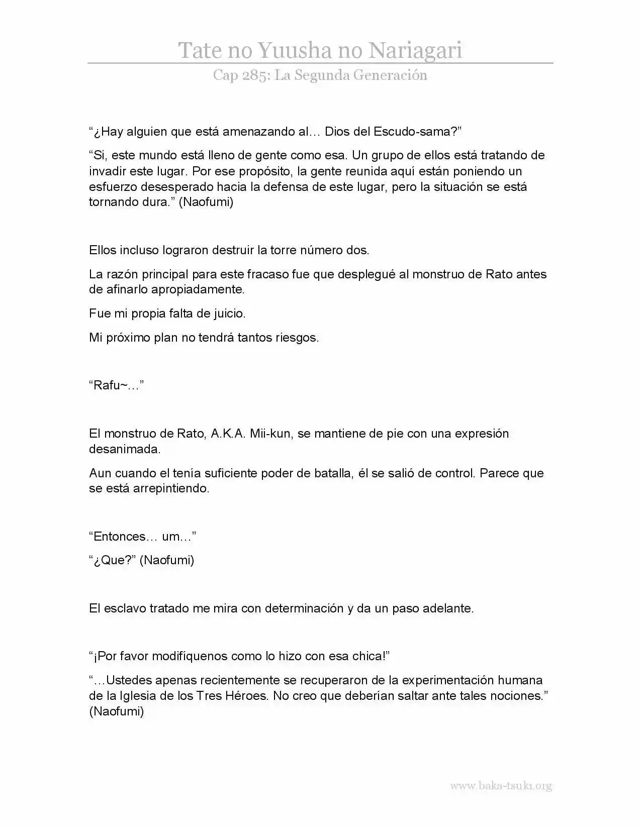 Tate no Yuusha no Nariagari (Novela) (2013) - Capítulo 285 - Página 4 - LectorTMOo
