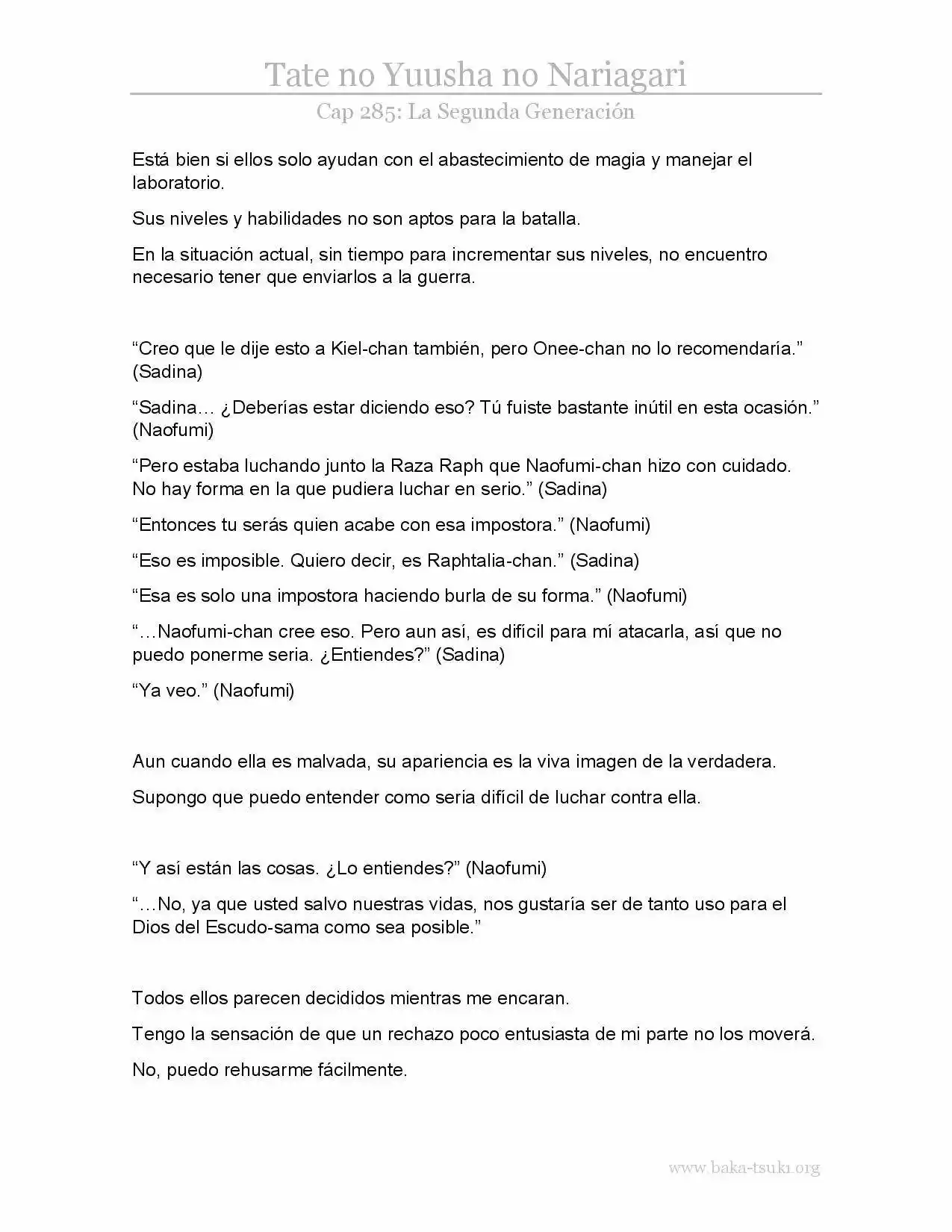 Tate no Yuusha no Nariagari (Novela) (2013) - Capítulo 285 - Página 5 - LectorTMOo