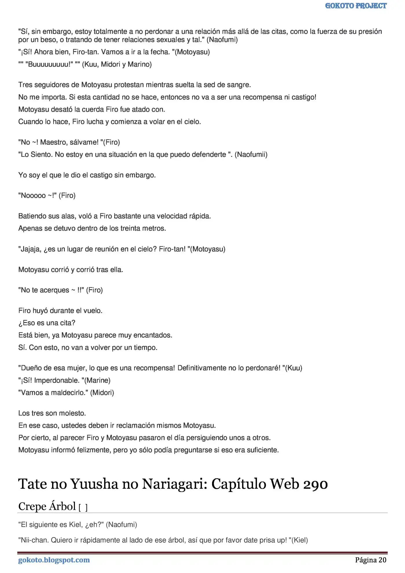 Tate no Yuusha no Nariagari (Novela) (2013) - Capítulo 288 - Página 20 - LectorTMOo