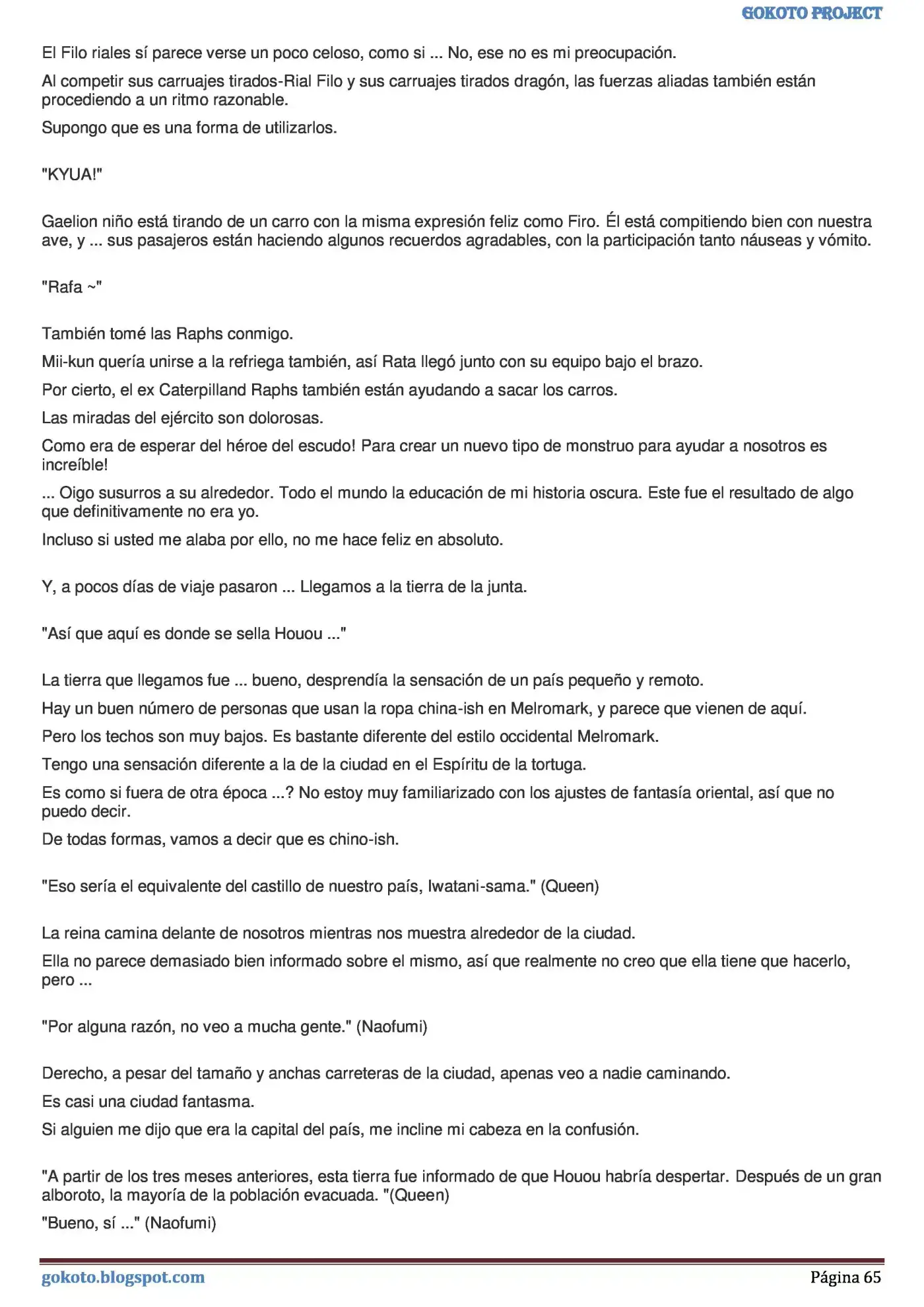 Tate no Yuusha no Nariagari (Novela) (2013) - Capítulo 288 - Página 65 - LectorTMOo