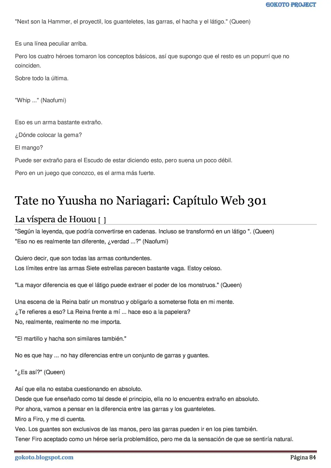 Tate no Yuusha no Nariagari (Novela) (2013) - Capítulo 288 - Página 84 - LectorTMOo