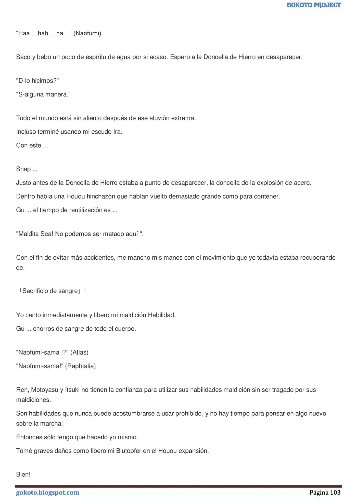 Tate no Yuusha no Nariagari (Novela) (2013) - Capítulo 288 - Página 103 - LectorTMOo