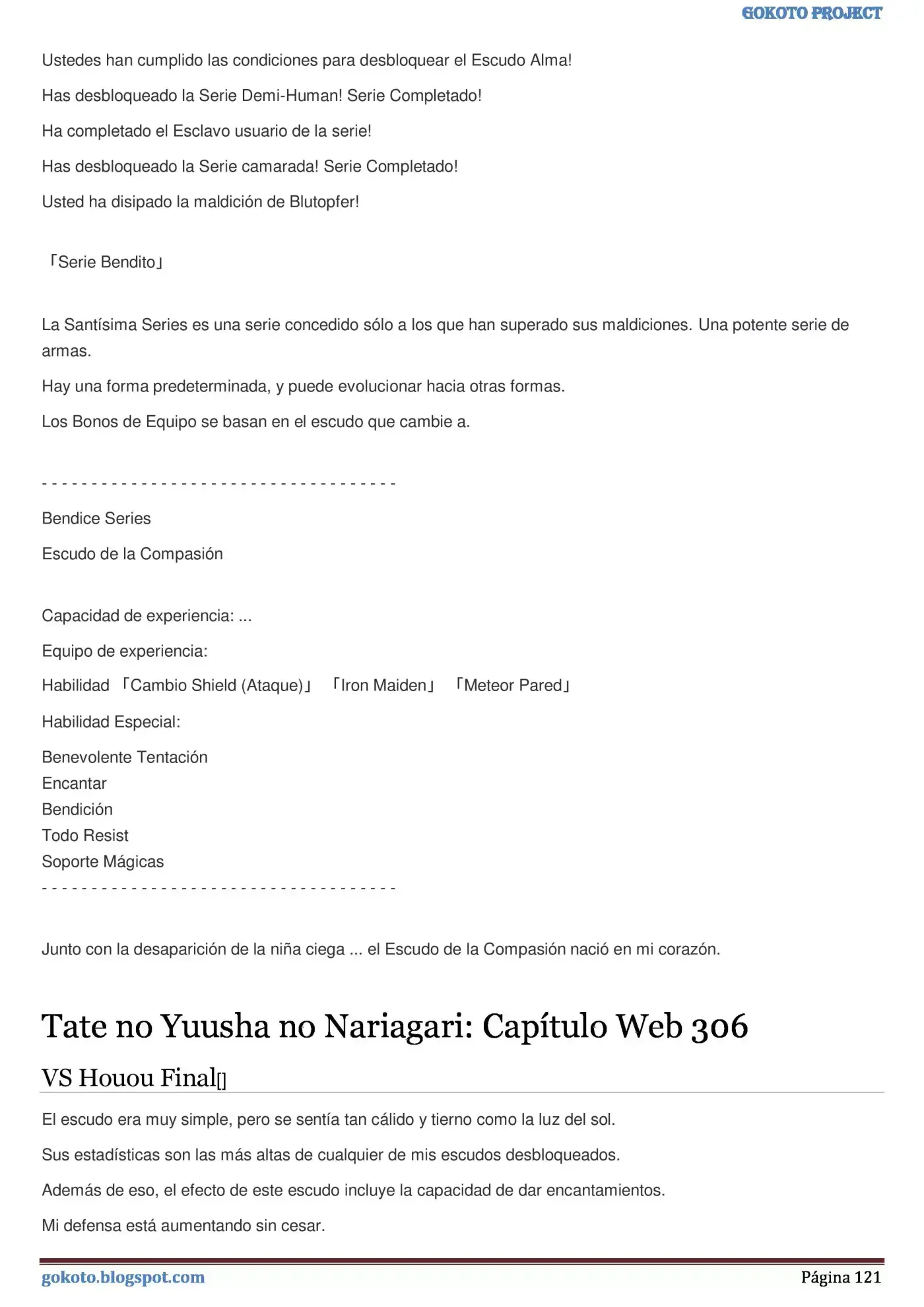 Tate no Yuusha no Nariagari (Novela) (2013) - Capítulo 288 - Página 121 - LectorTMOo