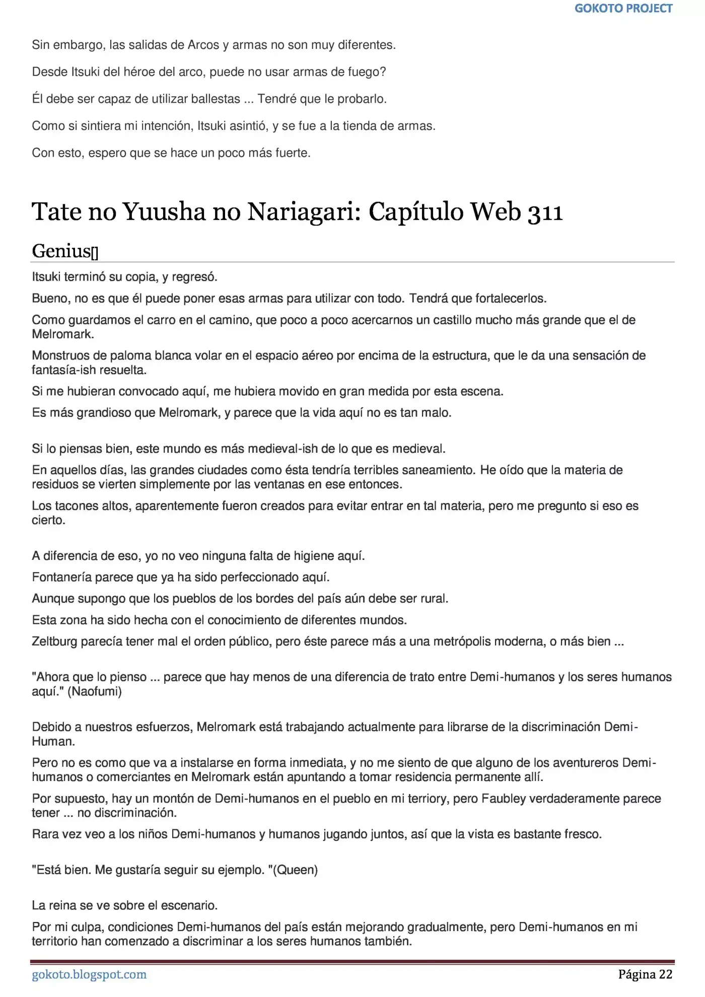 Tate no Yuusha no Nariagari (Novela) (2013) - Capítulo 308 - Página 22 - LectorTMOo