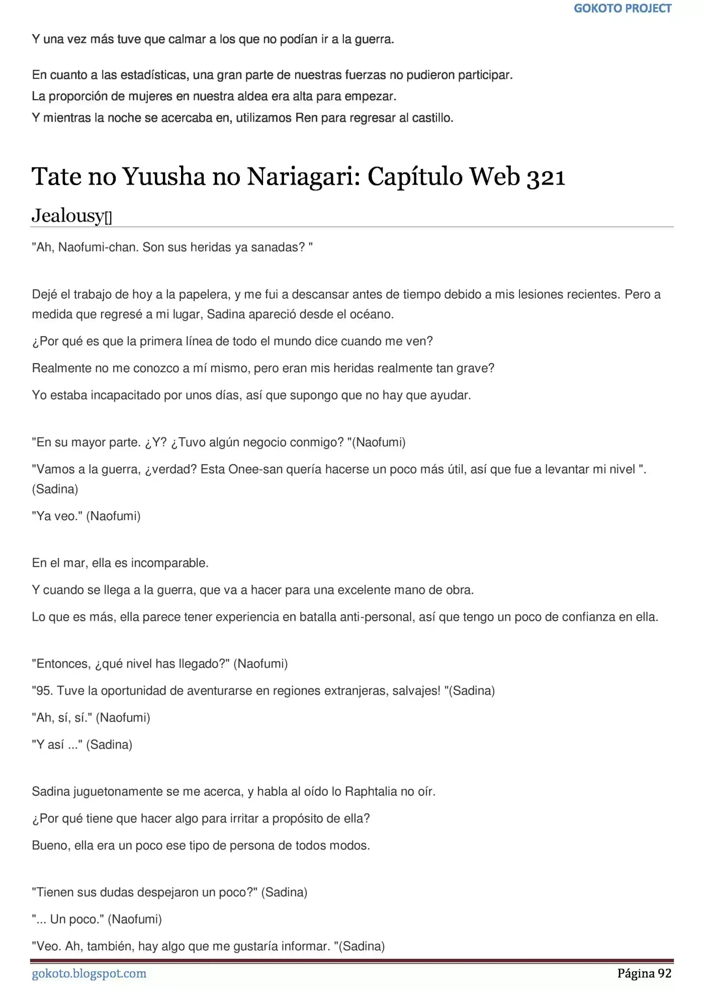 Tate no Yuusha no Nariagari (Novela) (2013) - Capítulo 308 - Página 92 - LectorTMOo
