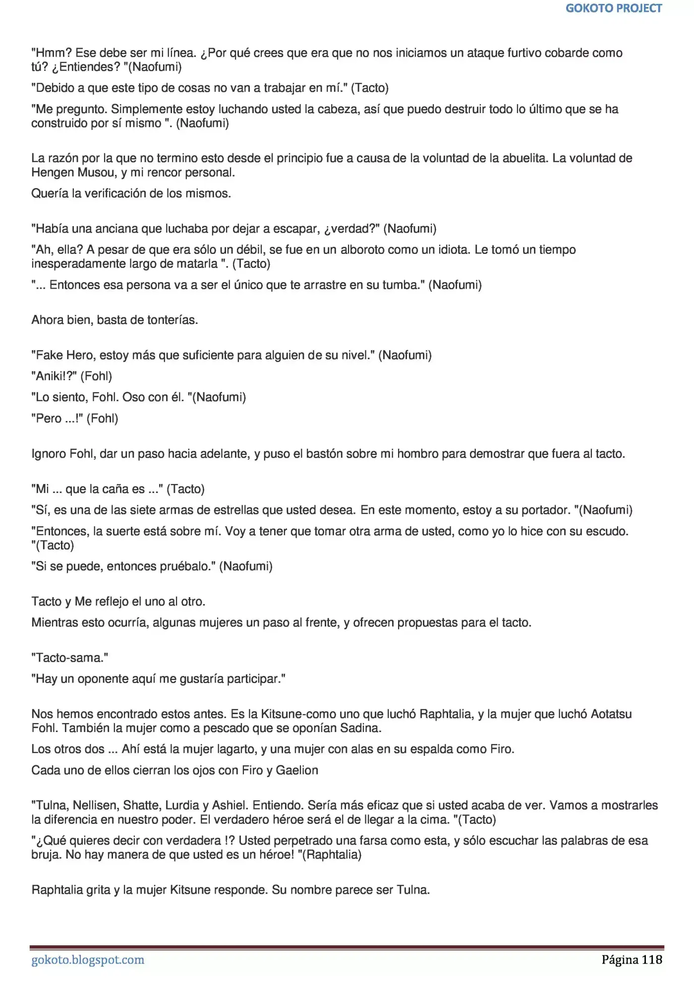 Tate no Yuusha no Nariagari (Novela) (2013) - Capítulo 308 - Página 118 - LectorTMOo
