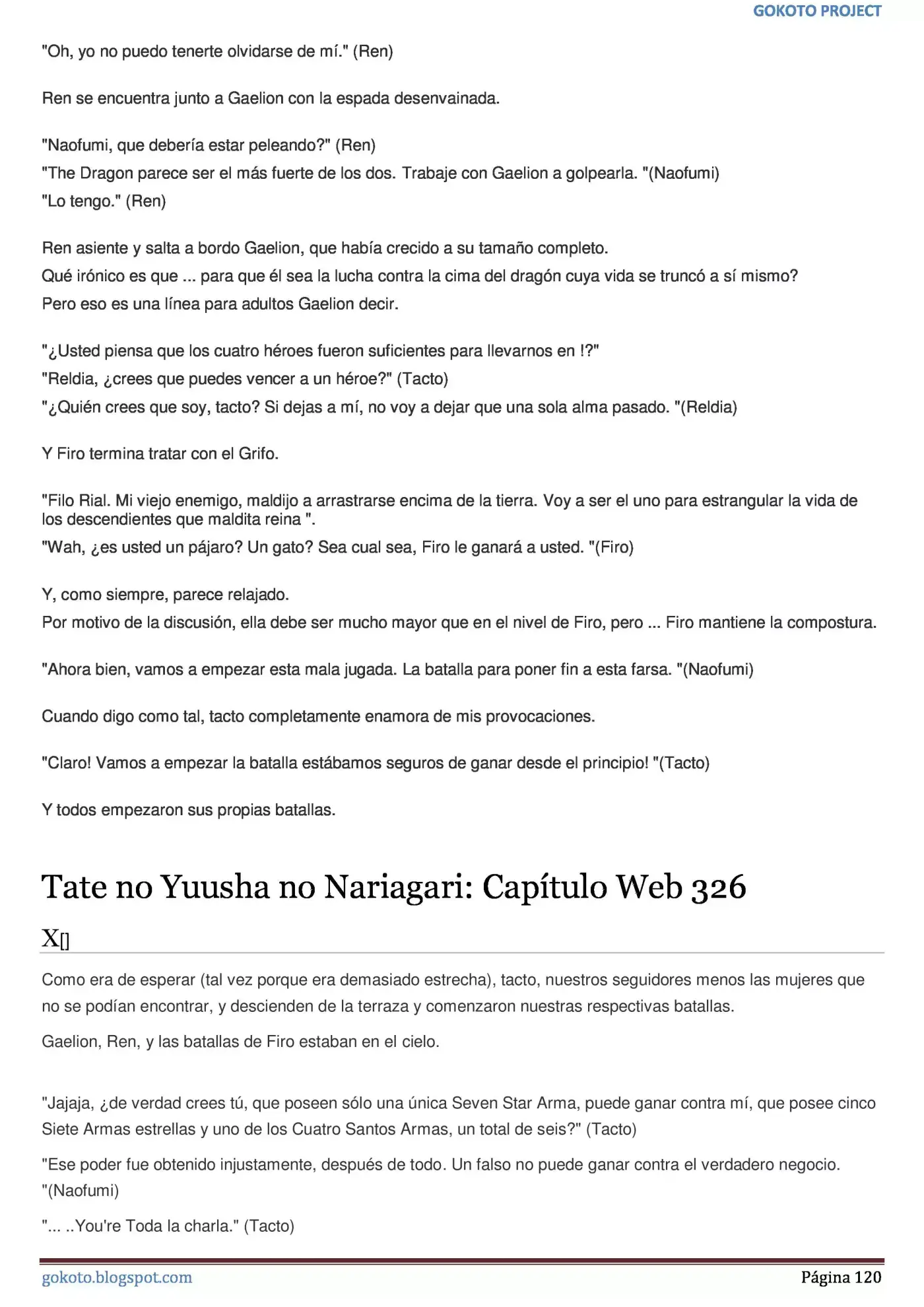 Tate no Yuusha no Nariagari (Novela) (2013) - Capítulo 308 - Página 120 - LectorTMOo