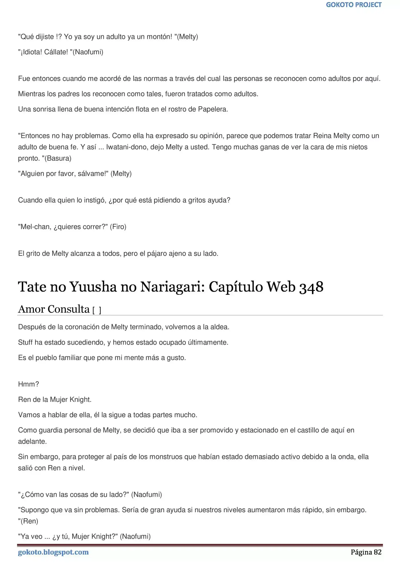 Tate no Yuusha no Nariagari (Novela) (2013) - Capítulo 334 - Página 82 - LectorTMOo