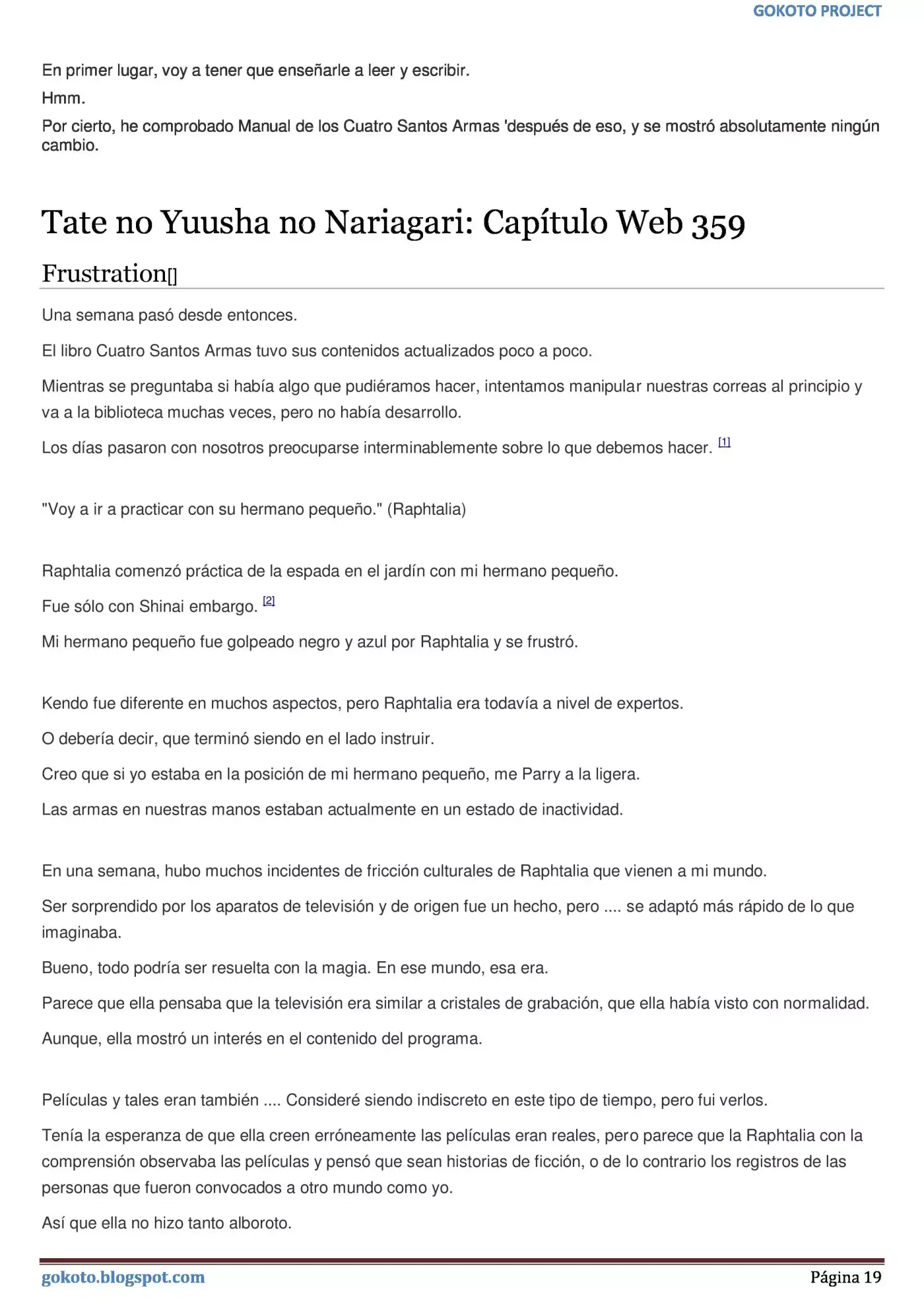Tate no Yuusha no Nariagari (Novela) (2013) - Capítulo 357 - Página 19 - LectorTMOo