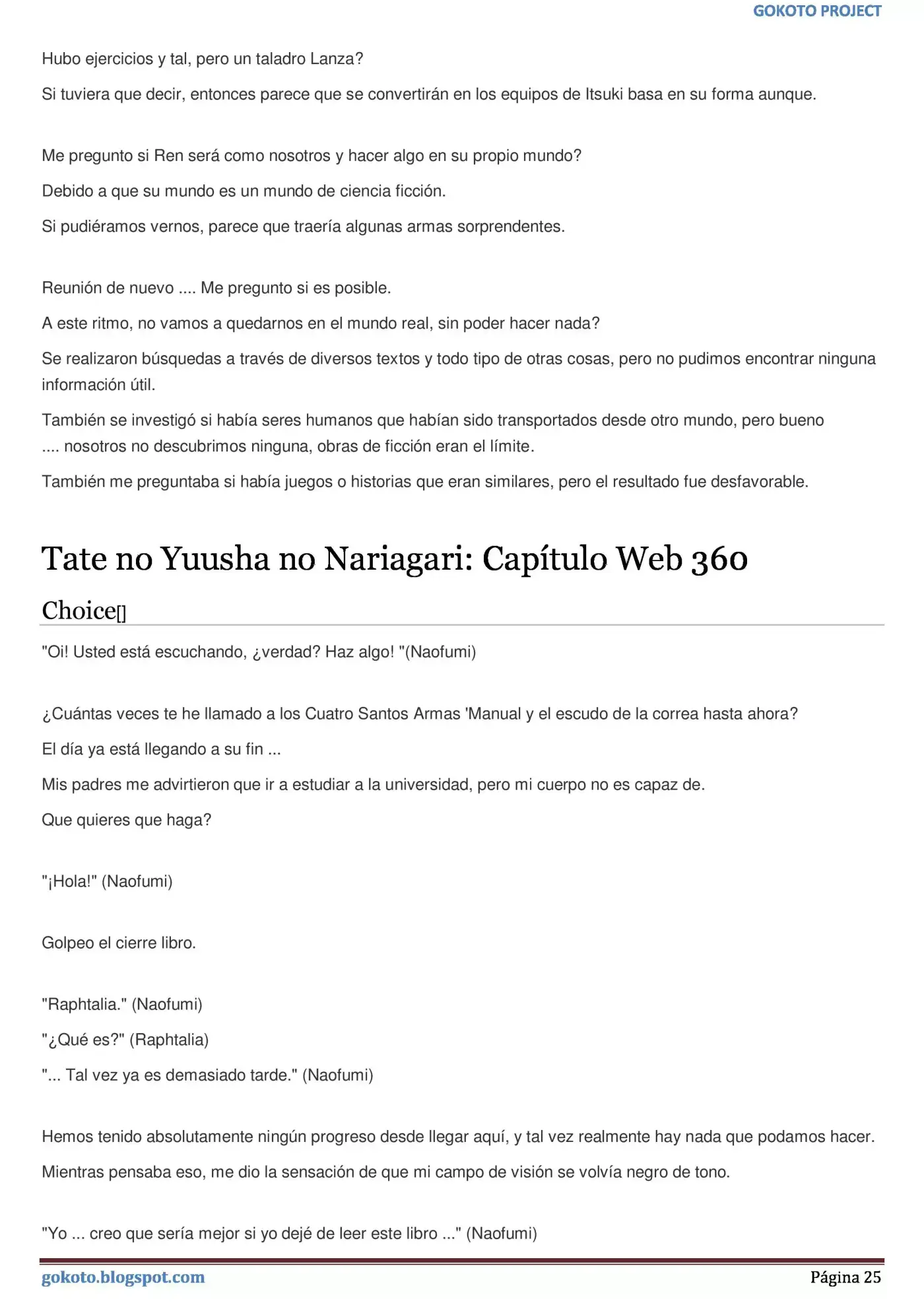 Tate no Yuusha no Nariagari (Novela) (2013) - Capítulo 357 - Página 25 - LectorTMOo
