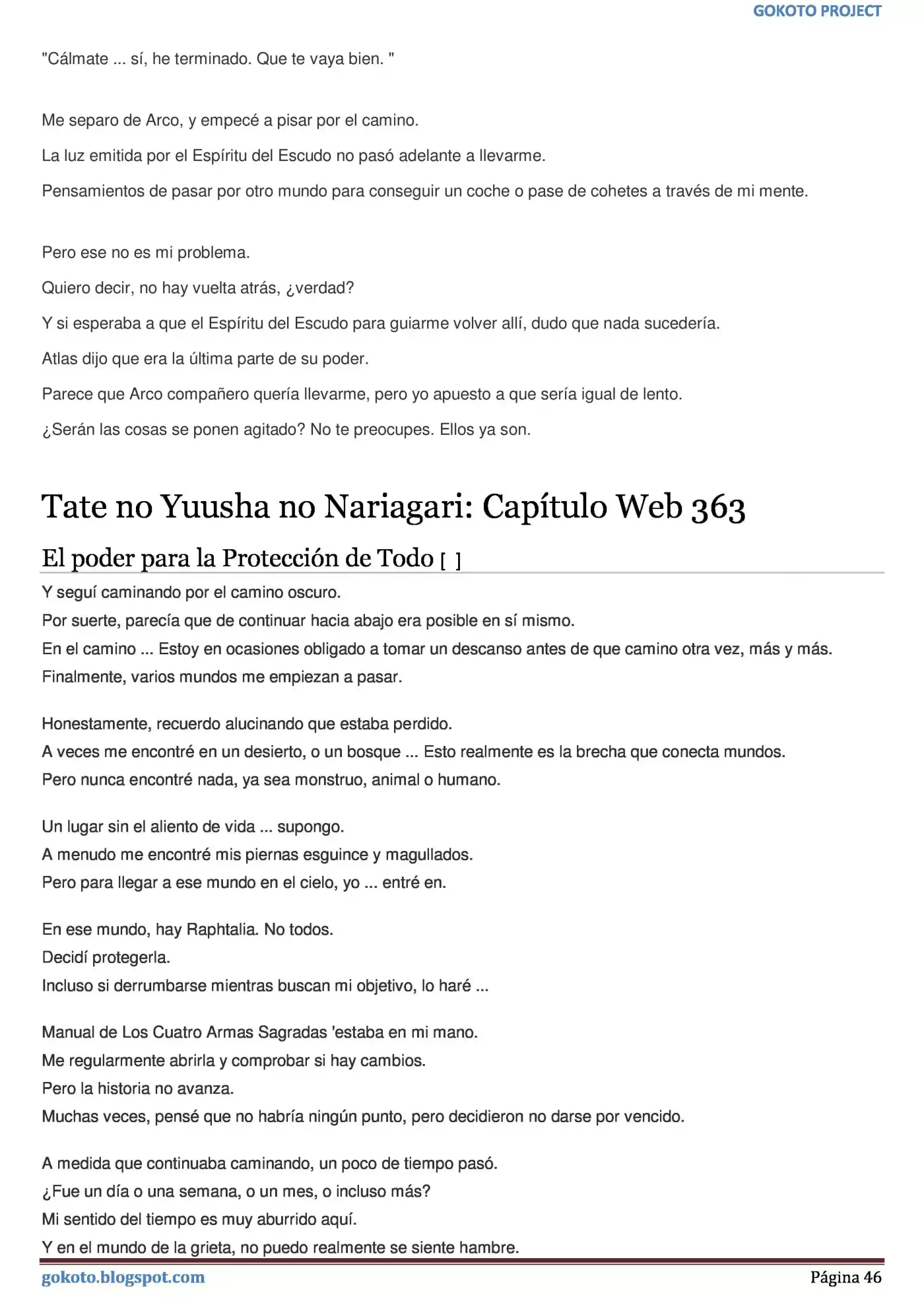 Tate no Yuusha no Nariagari (Novela) (2013) - Capítulo 357 - Página 46 - LectorTMOo
