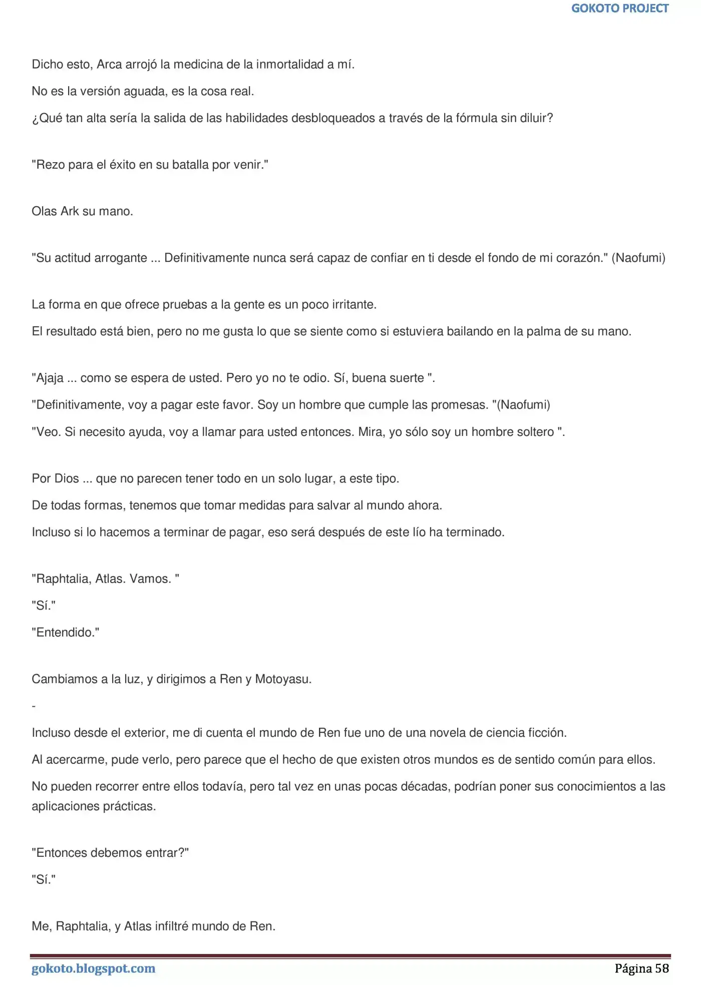Tate no Yuusha no Nariagari (Novela) (2013) - Capítulo 357 - Página 58 - LectorTMOo