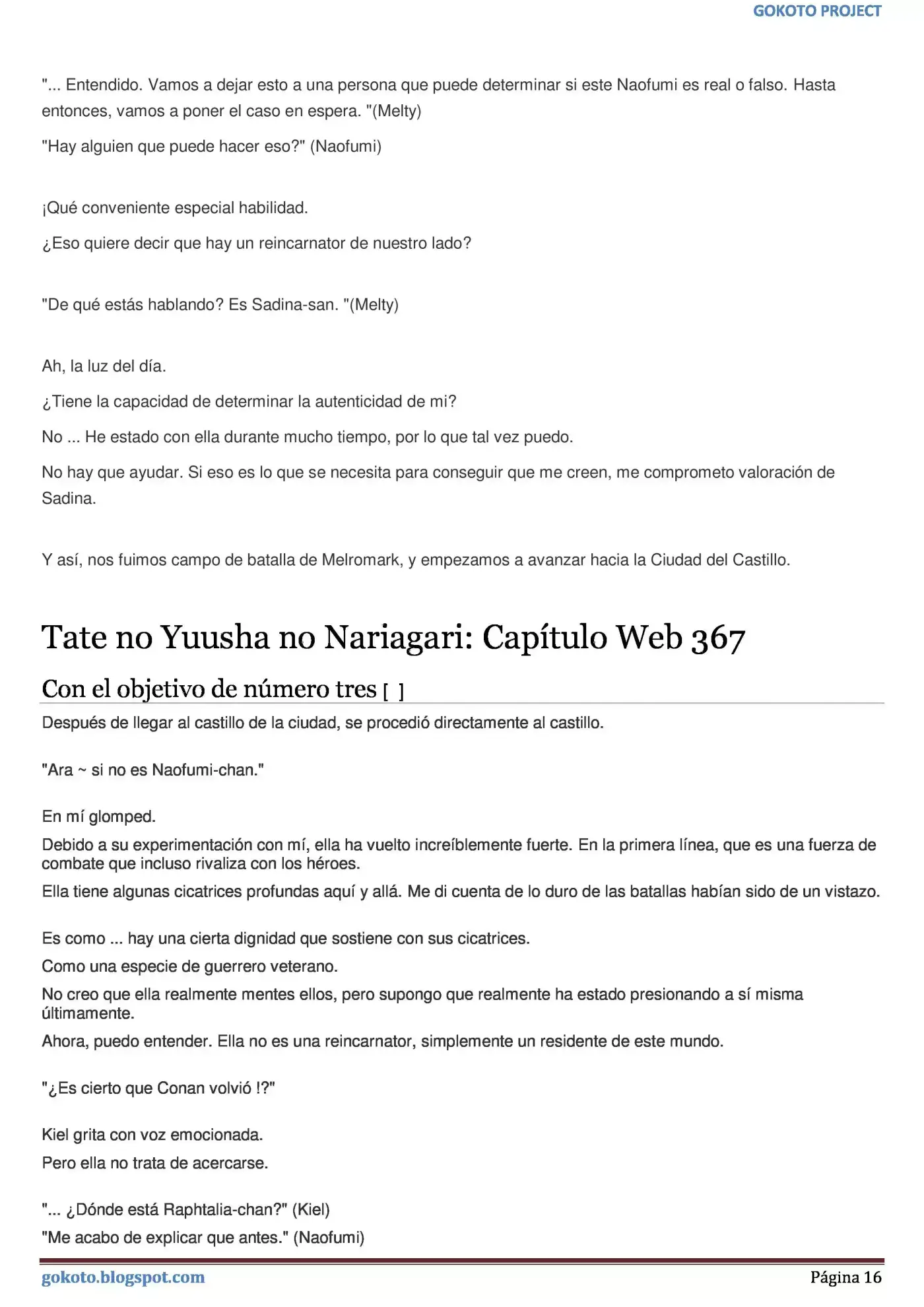 Tate no Yuusha no Nariagari (Novela) (2013) - Capítulo 365 - Página 16 - LectorTMOo