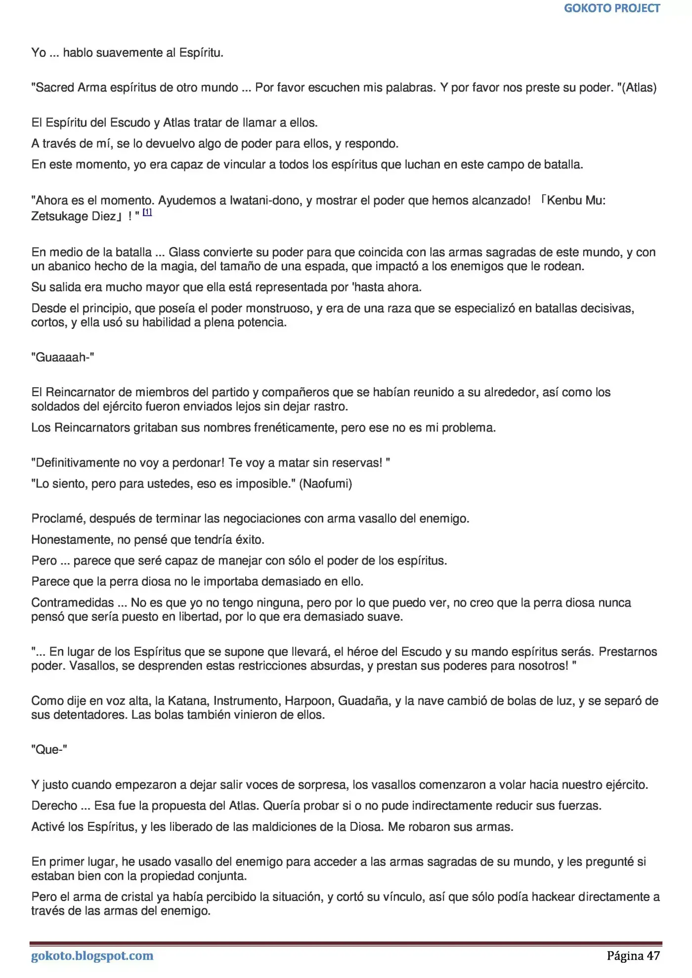 Tate no Yuusha no Nariagari (Novela) (2013) - Capítulo 365 - Página 47 - LectorTMOo