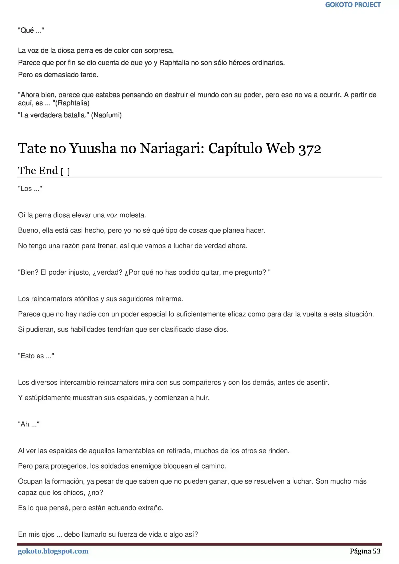 Tate no Yuusha no Nariagari (Novela) (2013) - Capítulo 365 - Página 53 - LectorTMOo