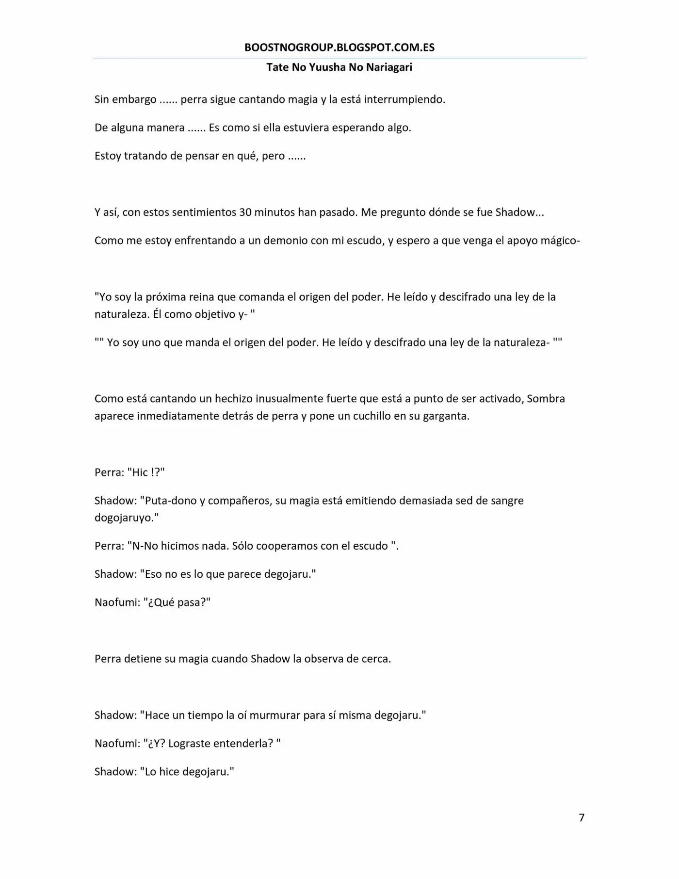 Tate no Yuusha no Nariagari (Novela) (2013) - Capítulo 85 - Página 7 - LectorTMOo