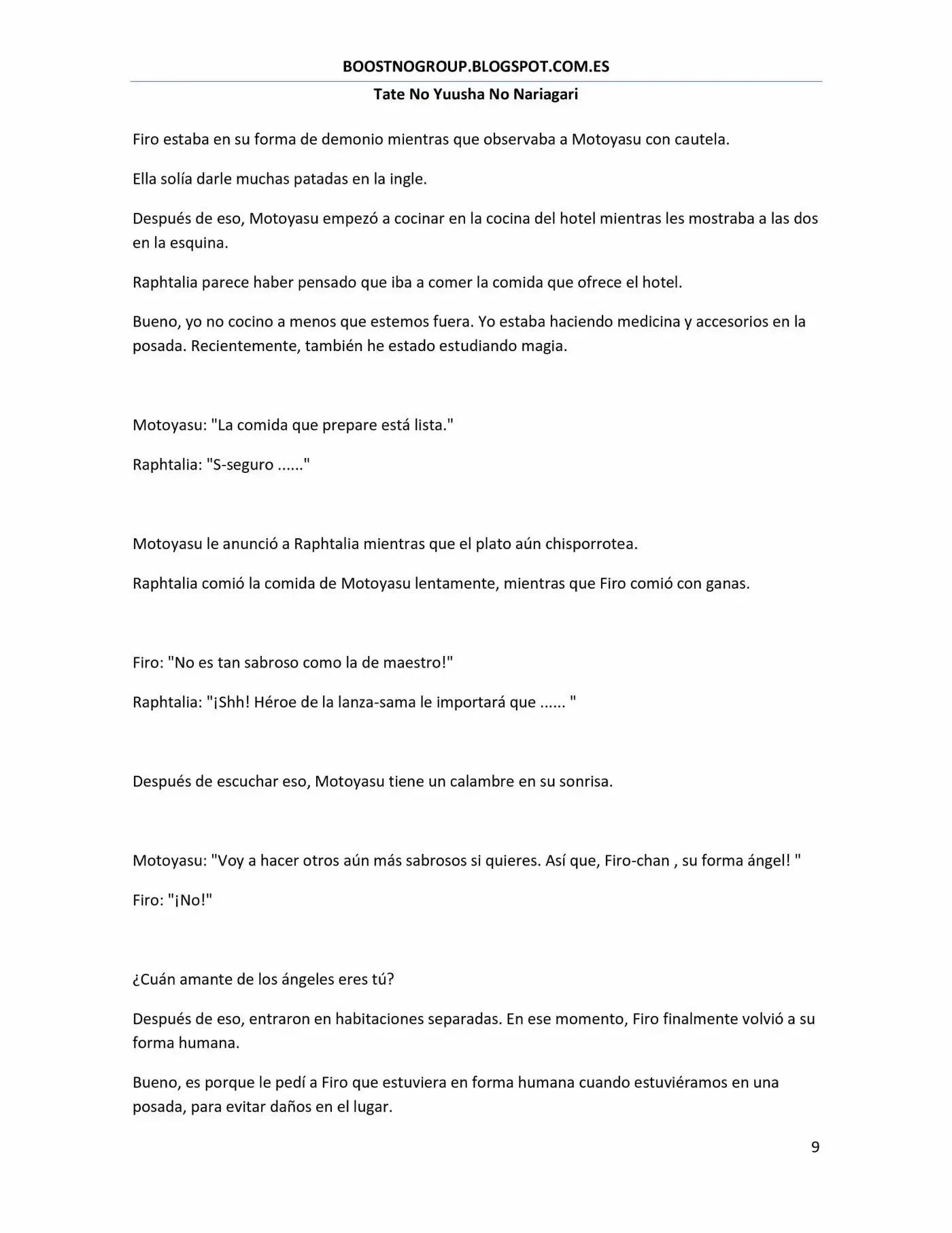 Tate no Yuusha no Nariagari (Novela) (2013) - Capítulo 87 - Página 9 - LectorTMOo
