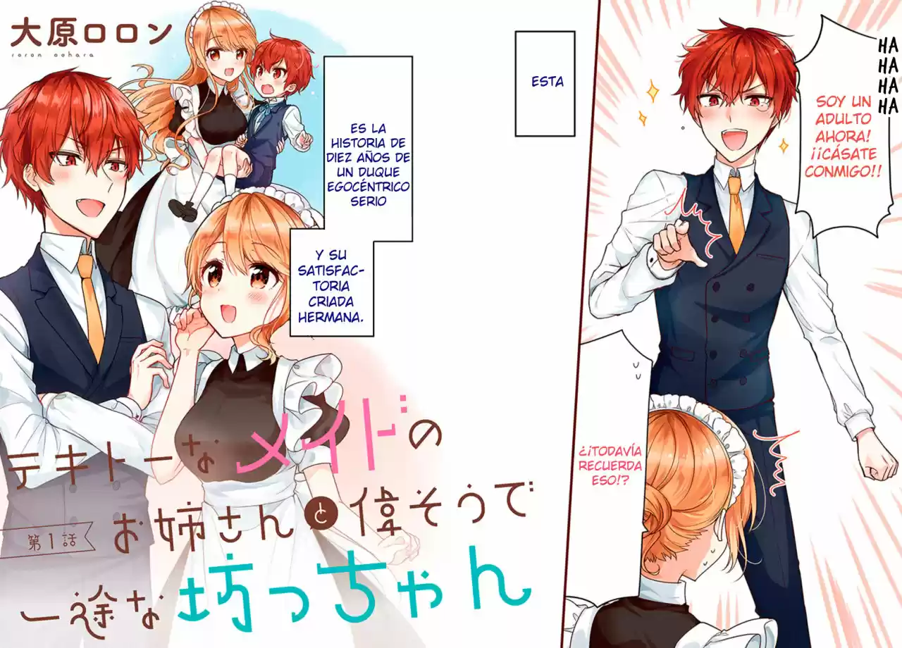 Tekito na Maid no Onee-san & Erasou de Ichizu na Botchan - Capítulo 1 - Página 4 - LectorTMOo