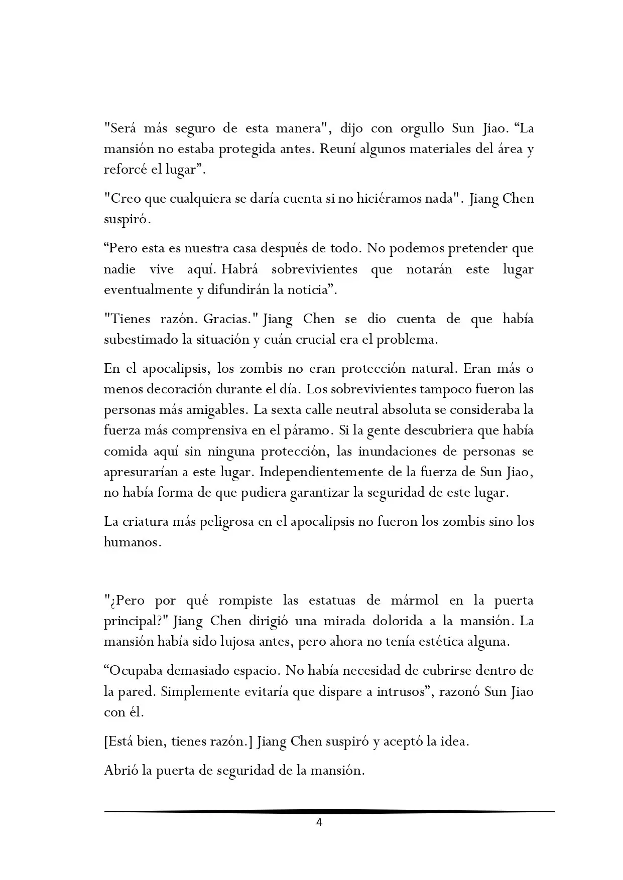 Tengo una Mansión en el mundo Post-apocalíptico (2017) - Capítulo 30 - Página 4 - LectorTMOo