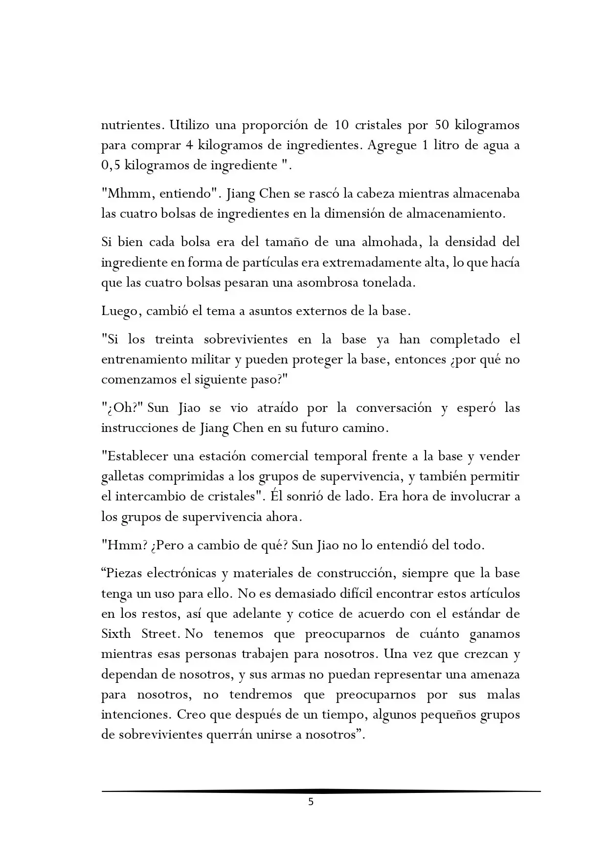 Tengo una Mansión en el mundo Post-apocalíptico (2017) - Capítulo 63 - Página 5 - LectorTMOo