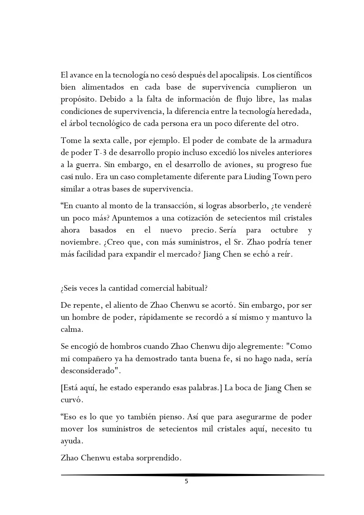 Tengo una Mansión en el mundo Post-apocalíptico (2017) - Capítulo 83 - Página 5 - LectorTMOo
