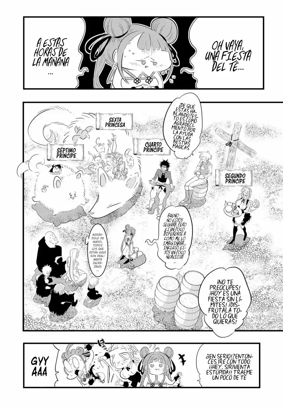 Tensei Shitara dai Nana Ouji dattanode, Kimamani Majutsu o Kiwamemasu (2020) - Capítulo 41 - Página 10 - LectorTMOo