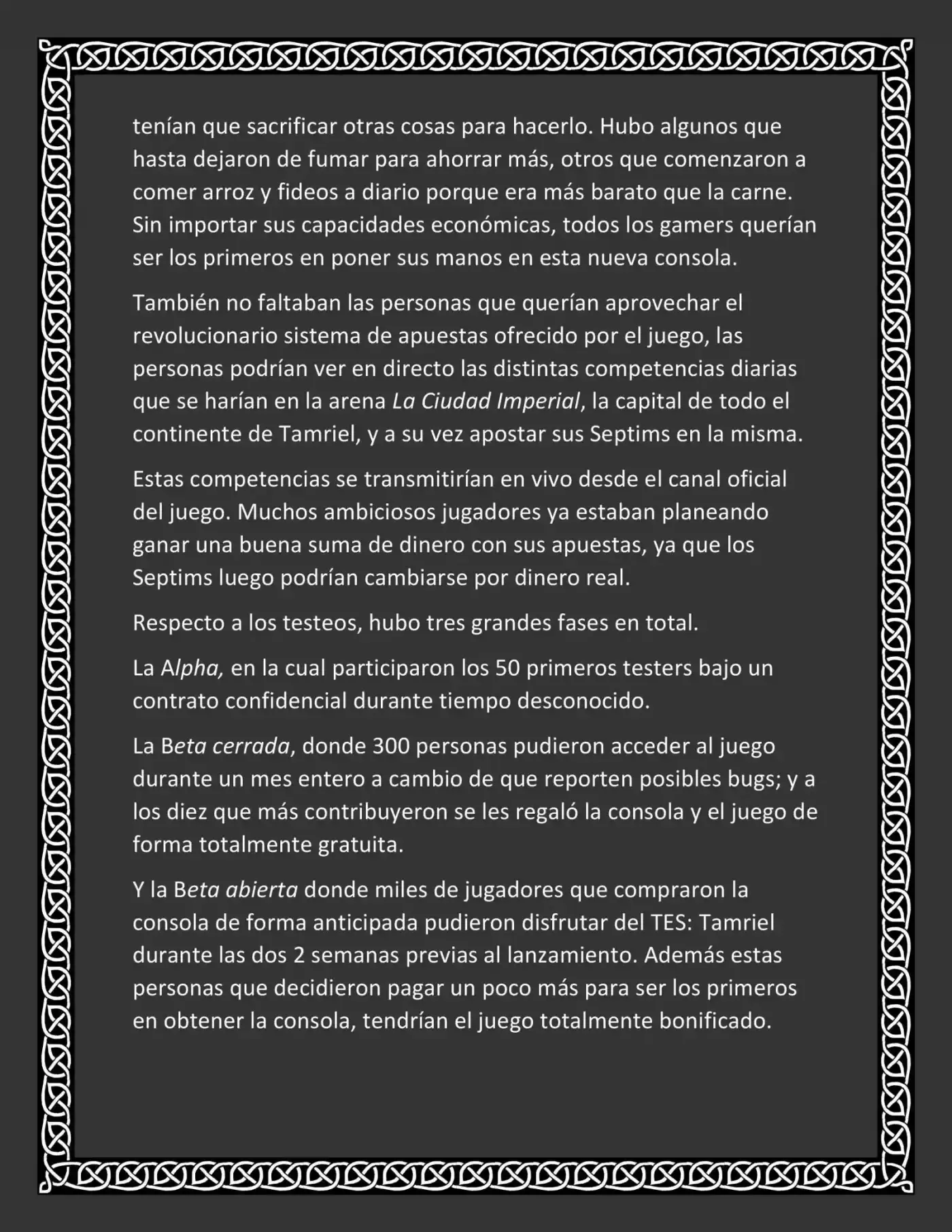 The Elder Scrolls VII: Tamriel (2017) - Capítulo  - Página 6 - LectorTMOo