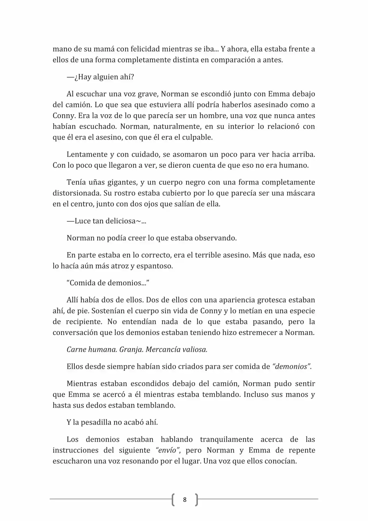 The Promised Neverland: Norman Kara no Tegami (2018) - Capítulo  - Página 8 - LectorTMOo