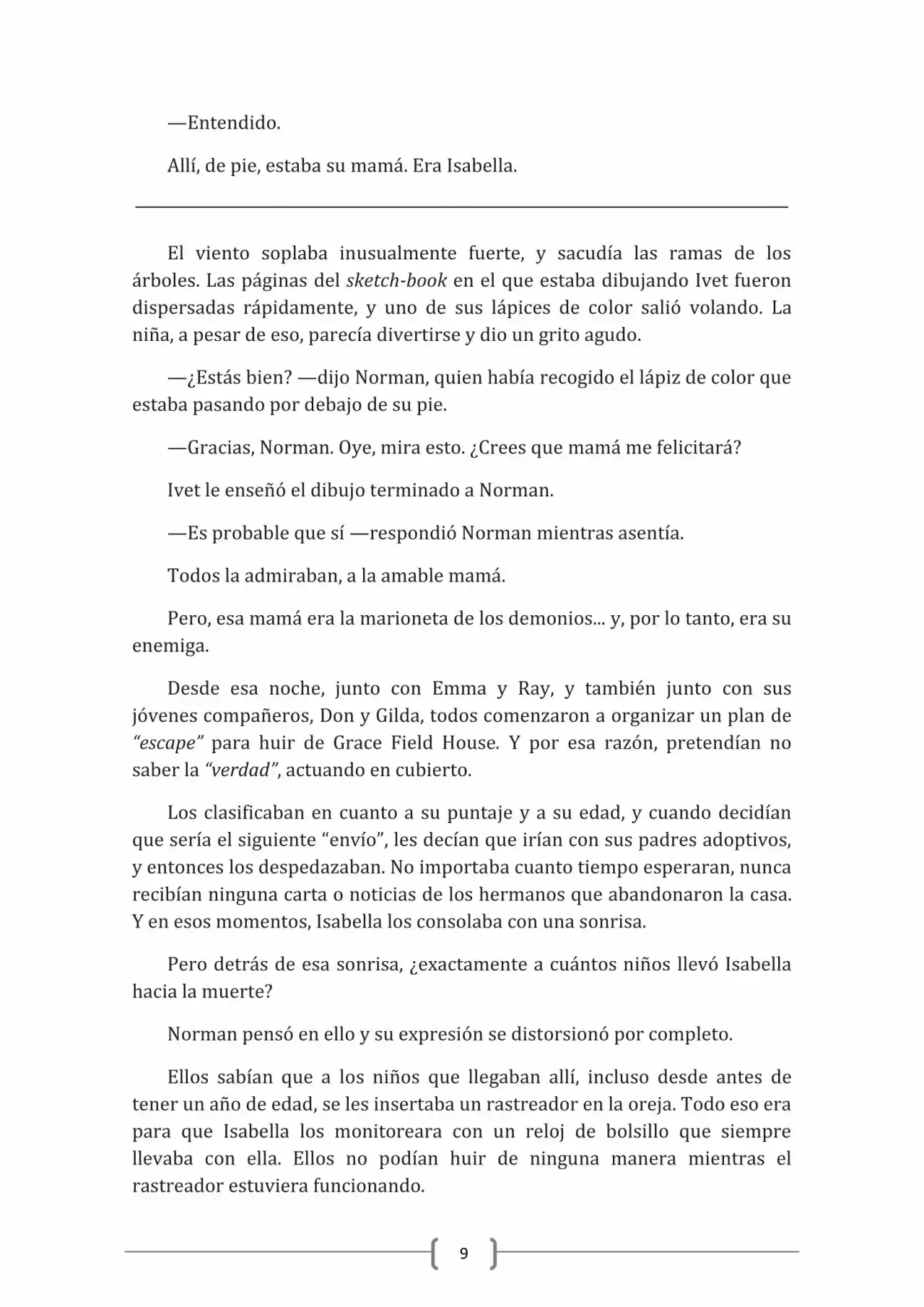 The Promised Neverland: Norman Kara no Tegami (2018) - Capítulo  - Página 9 - LectorTMOo