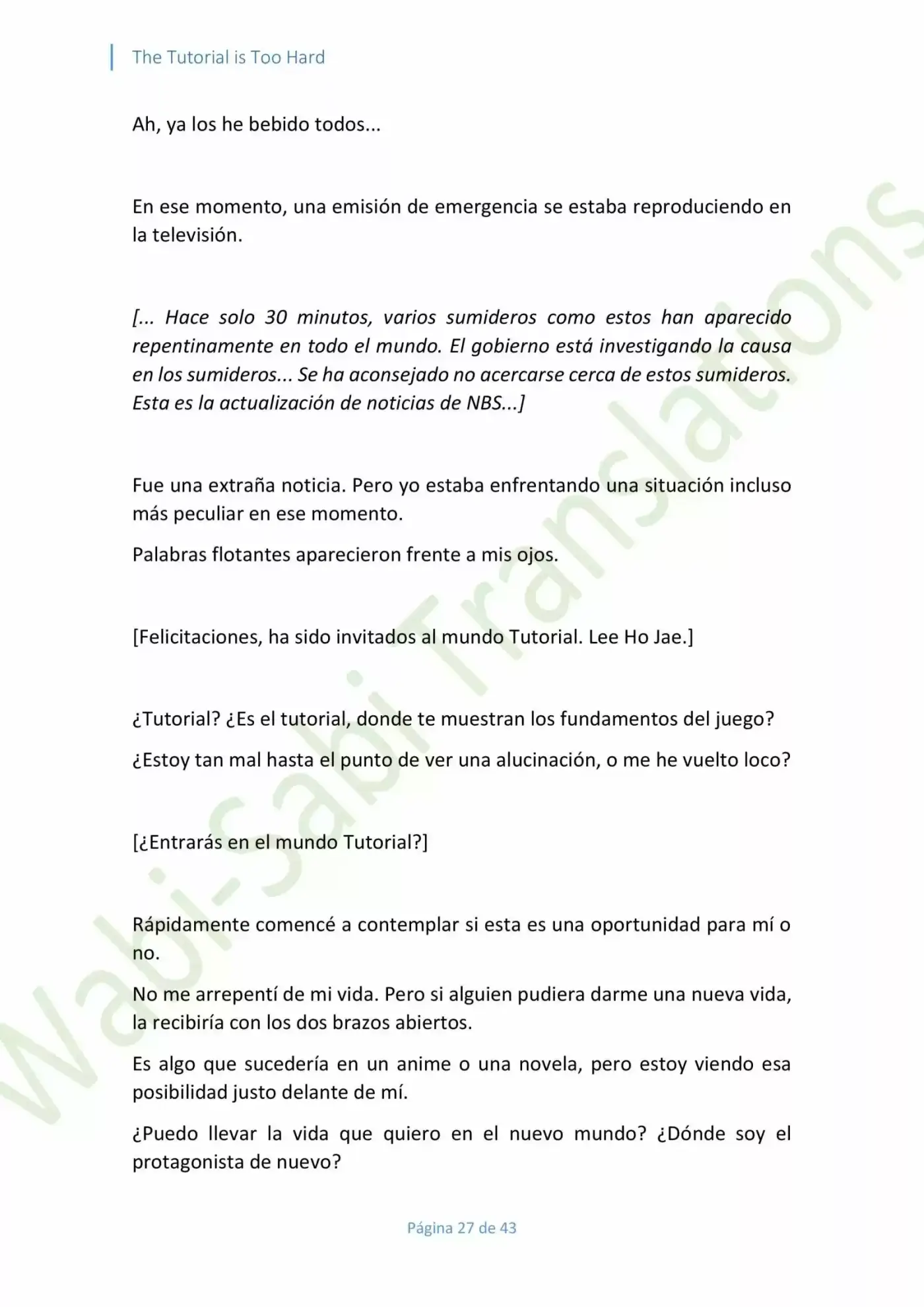 The Tutorial is Too Hard (2016) - Capítulo  - Página 27 - LectorTMOo