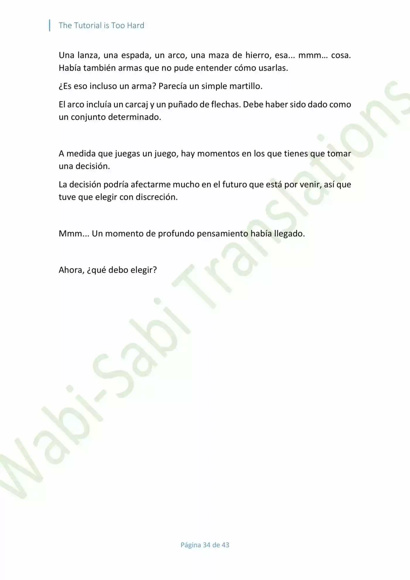 The Tutorial is Too Hard (2016) - Capítulo  - Página 34 - LectorTMOo