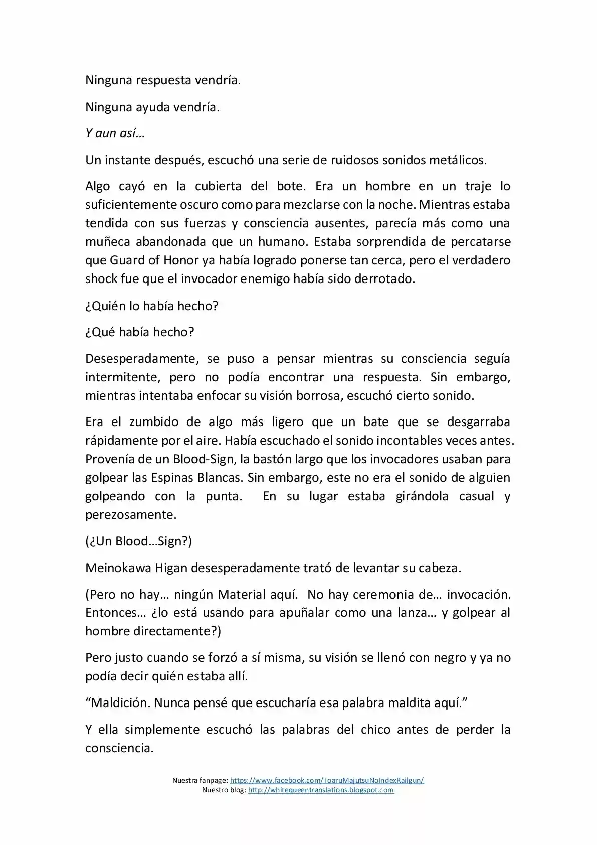 The Unexplored Summon://Blood-Sign (2014) - Capítulo 3 - Página 35 - LectorTMOo