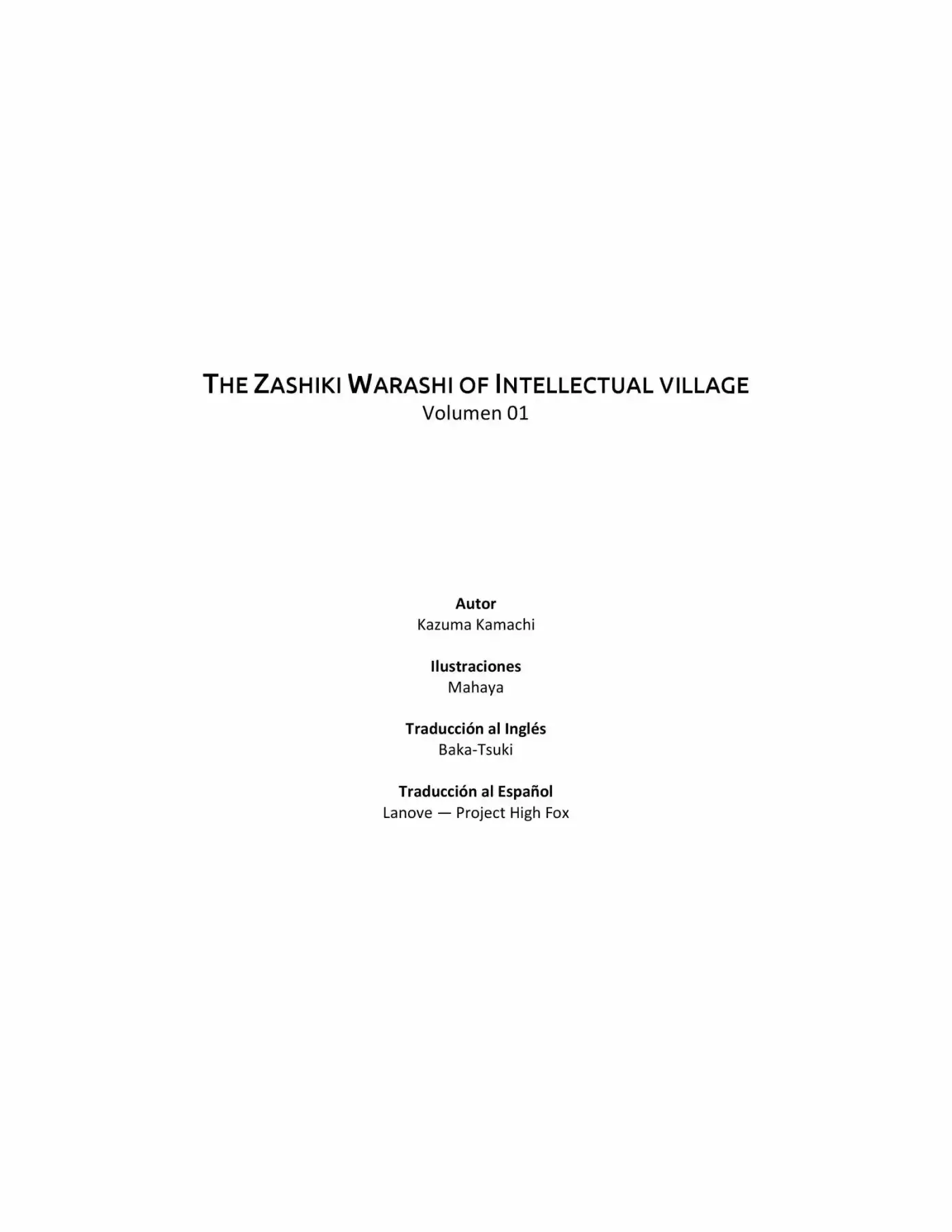 The Zashiki Warashi Of Intellectual Village (2012) - Capítulo  - Página 8 - LectorTMOo