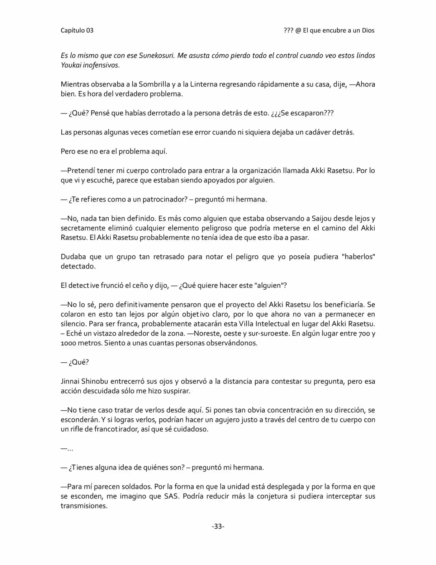 The Zashiki Warashi Of Intellectual Village (2012) - Capítulo 8 - Página 33 - LectorTMOo