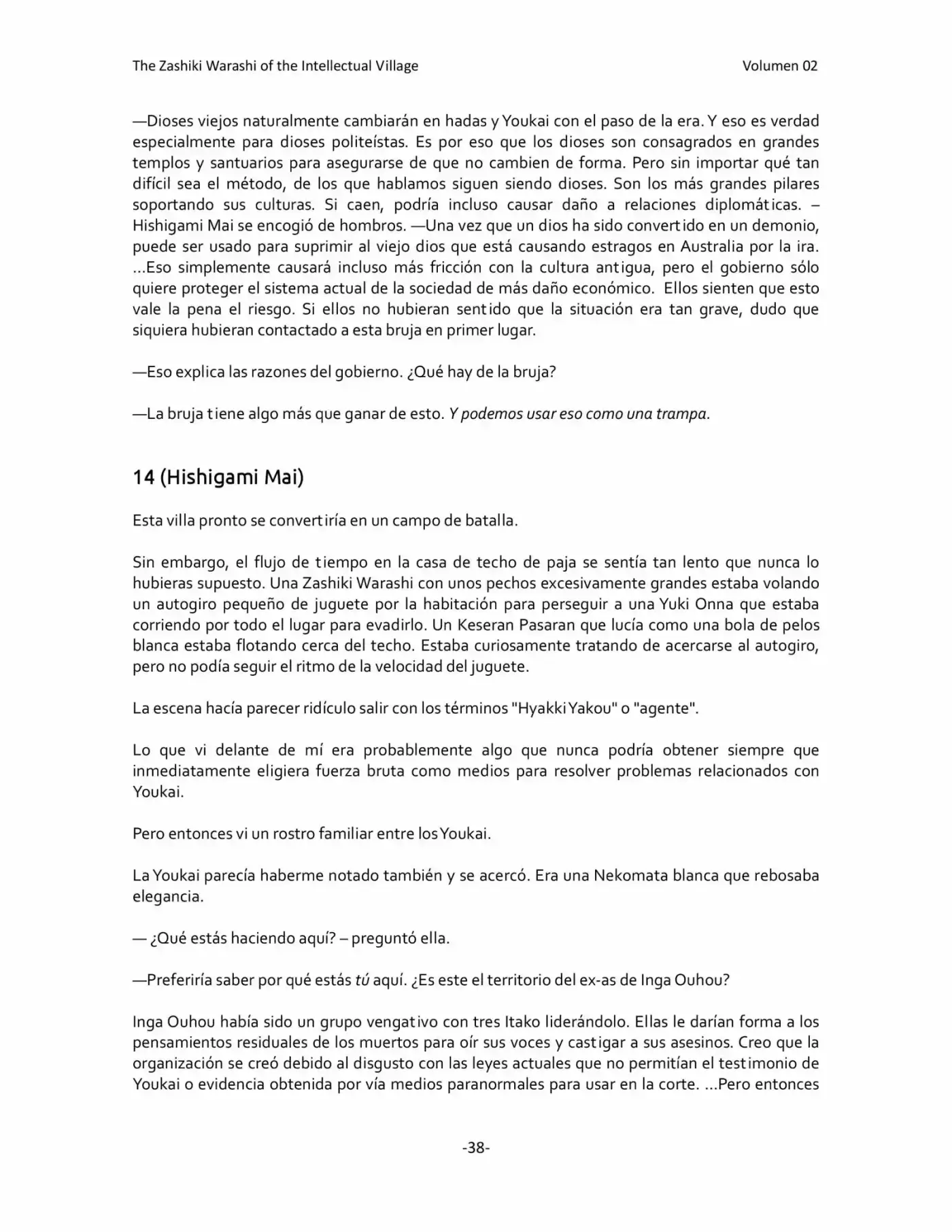 The Zashiki Warashi Of Intellectual Village (2012) - Capítulo 8 - Página 38 - LectorTMOo