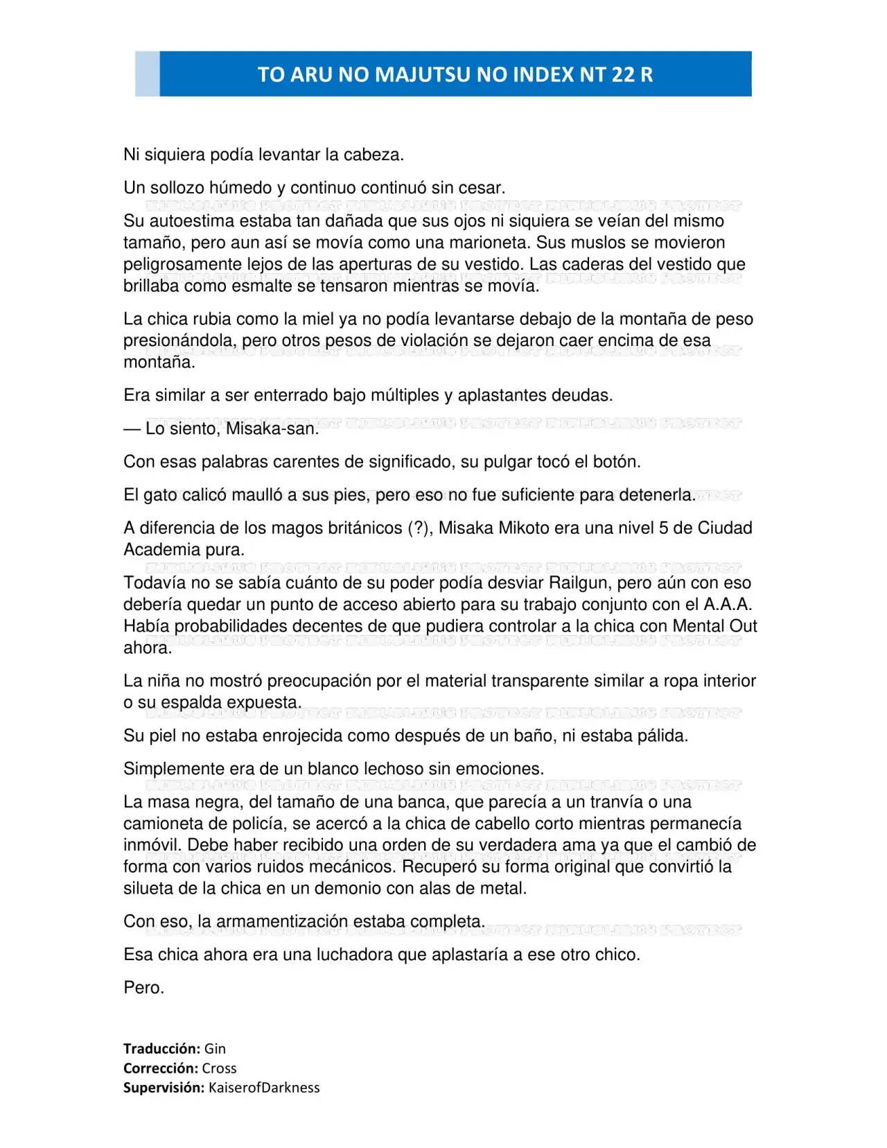 To Aru Majutsu No Index-New Testament (2011) - Capítulo 140 - Página 22 - LectorTMOo
