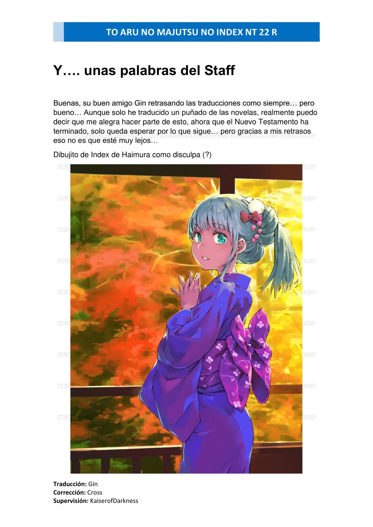 To Aru Majutsu No Index-New Testament (2011) - Capítulo 141 - Página 27 - LectorTMOo