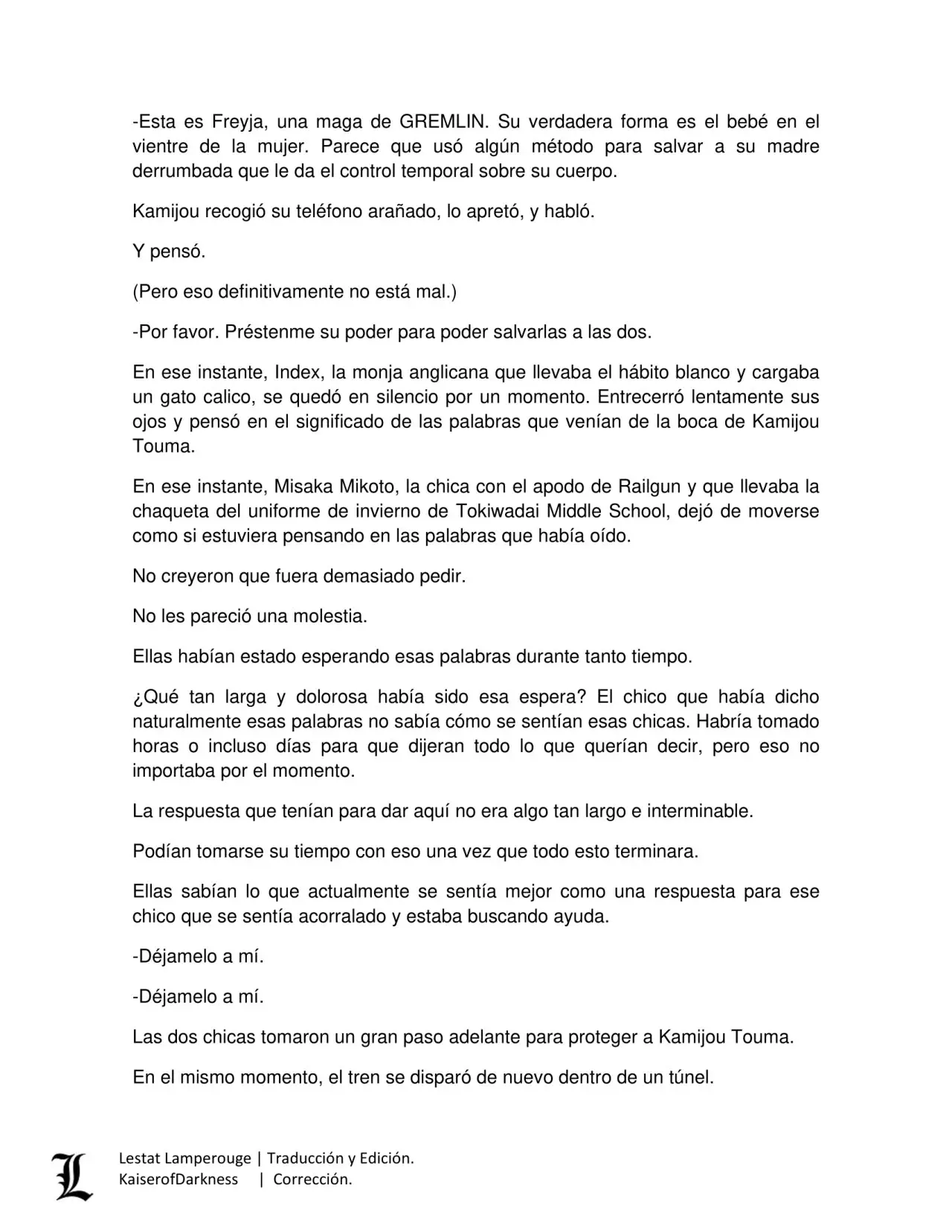 To Aru Majutsu No Index-New Testament (2011) - Capítulo 41 - Página 47 - LectorTMOo