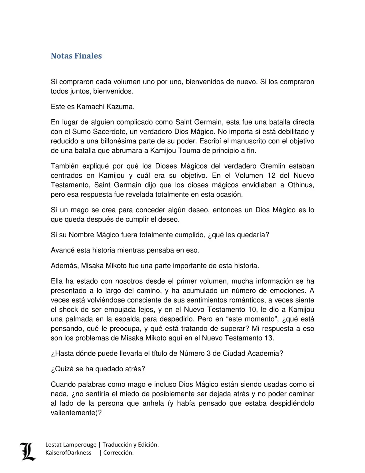 To Aru Majutsu No Index-New Testament (2011) - Capítulo 80 - Página 15 - LectorTMOo