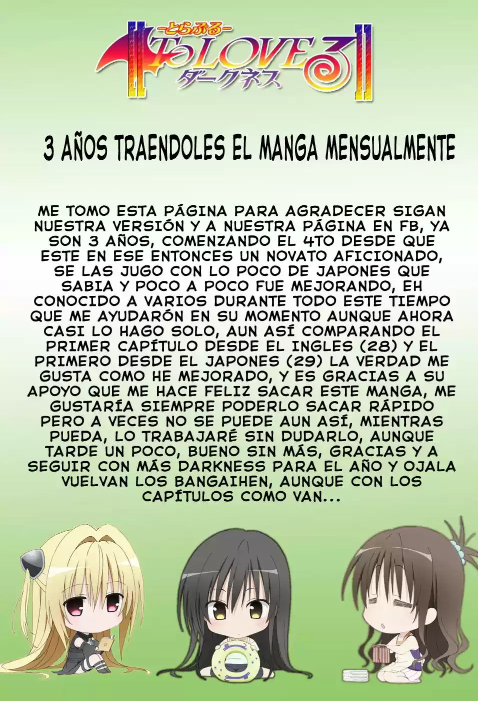 To LOVE-Ru Darkness (2010) - Capítulo 64 - Página 38 - LectorTMOo