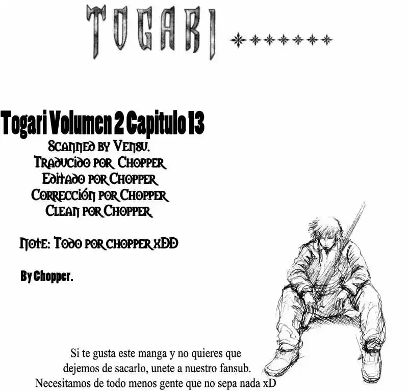 Togari (2001) - Capítulo 13 - Página 20 - LectorTMOo