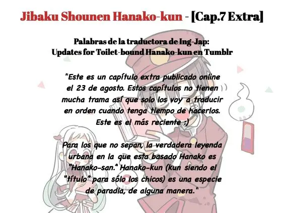 Toilet-Bound Hanako-kun (2018) - Capítulo 7.5 - Página 1 - LectorTMOo